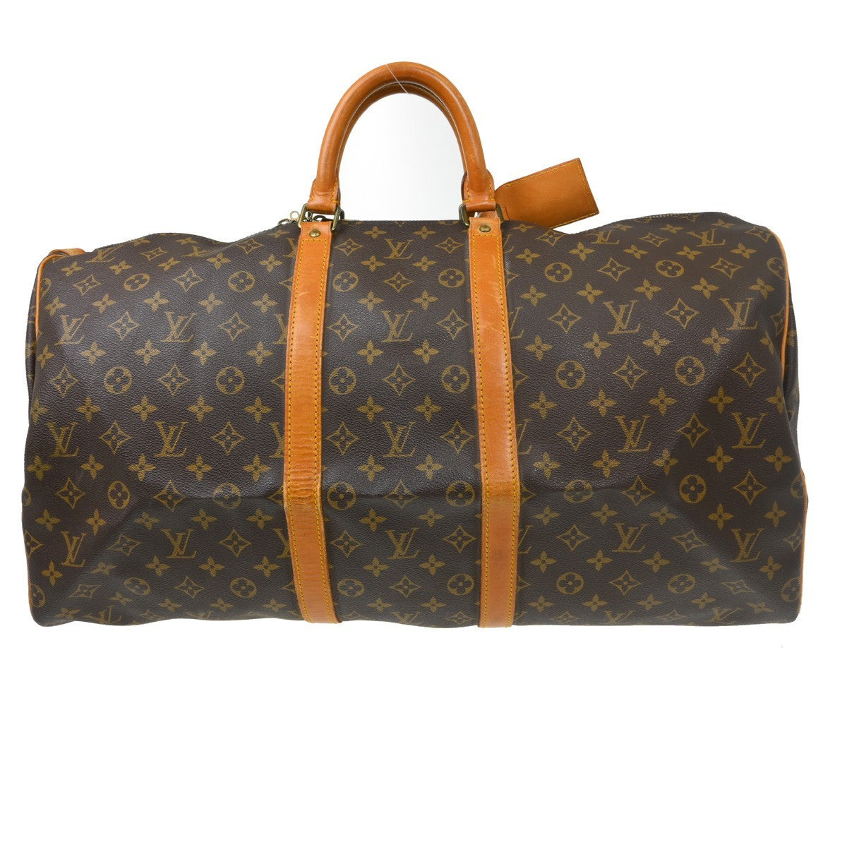 Louis Vuitton Keepall Monogram Canvas Brown Canvas Travel Bag Bag (Pre-Owned)