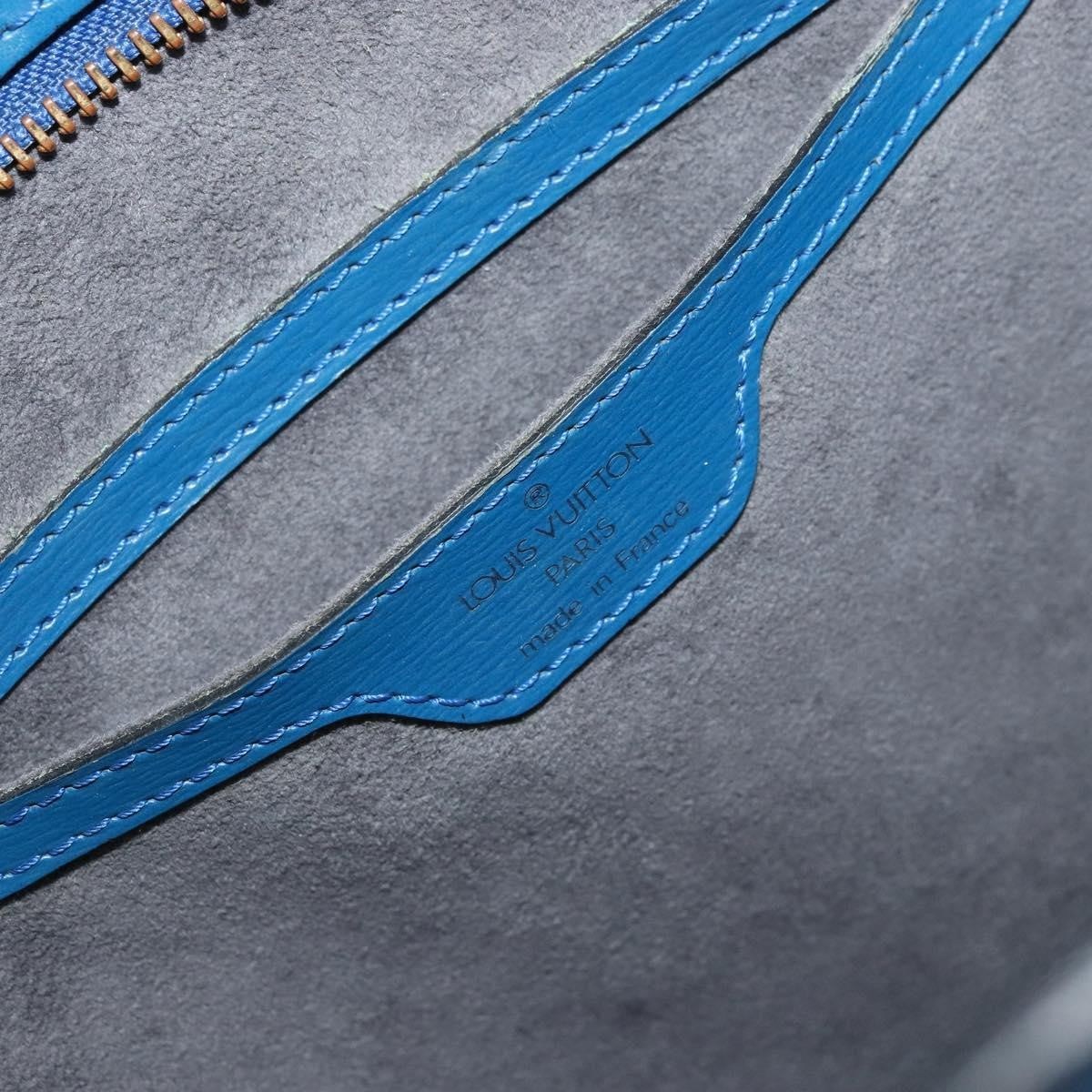 Louis Vuitton Saint Jacques Epi Leather Blue Leather Handbag (Pre-Owned)