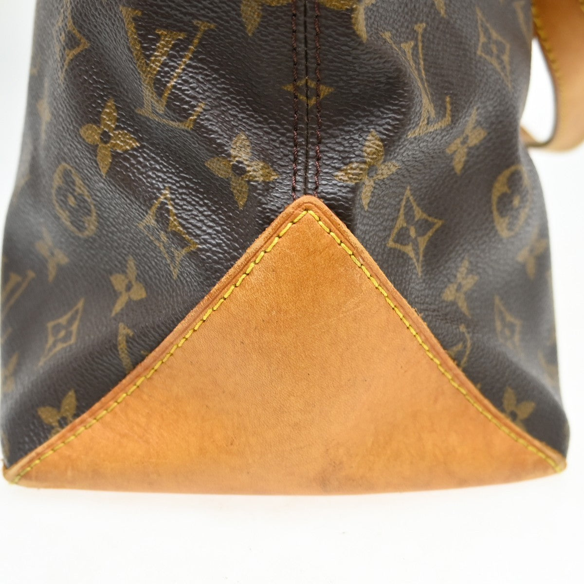 Louis Vuitton Cabas Mezzo Monogram Canvas Brown Canvas Tote Bag Bag (Pre-Owned)