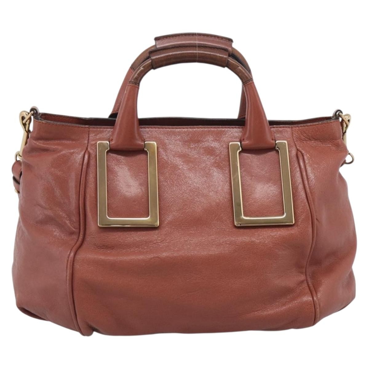 Chloe Ethel Leather Pink Leather Handbag (Pre-Owned)