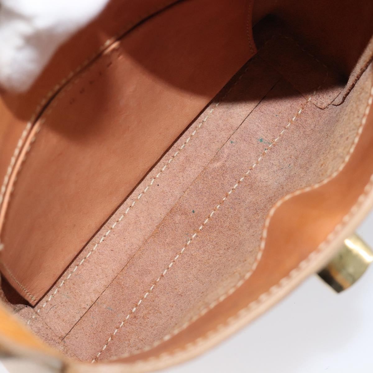 Celine C Macadam Canvas And Leather Brown Leather Handbag (Pre-Owned)