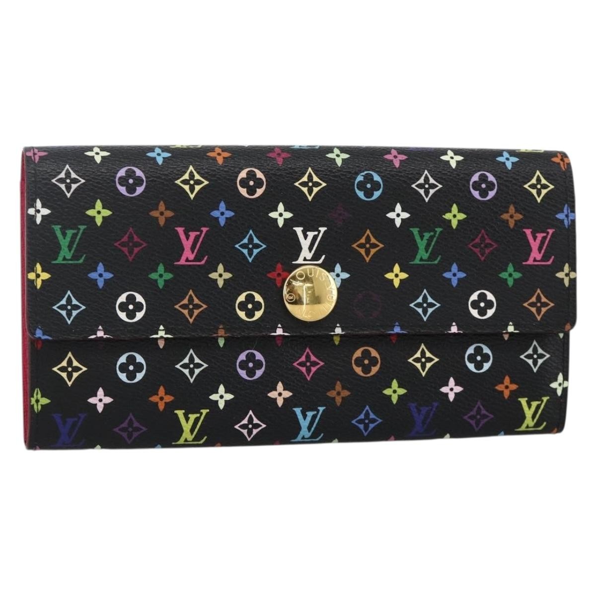 Louis Vuitton Sarah Monogram Multicolor Multicolour Canvas Wallets Accessory (Pre-Owned)