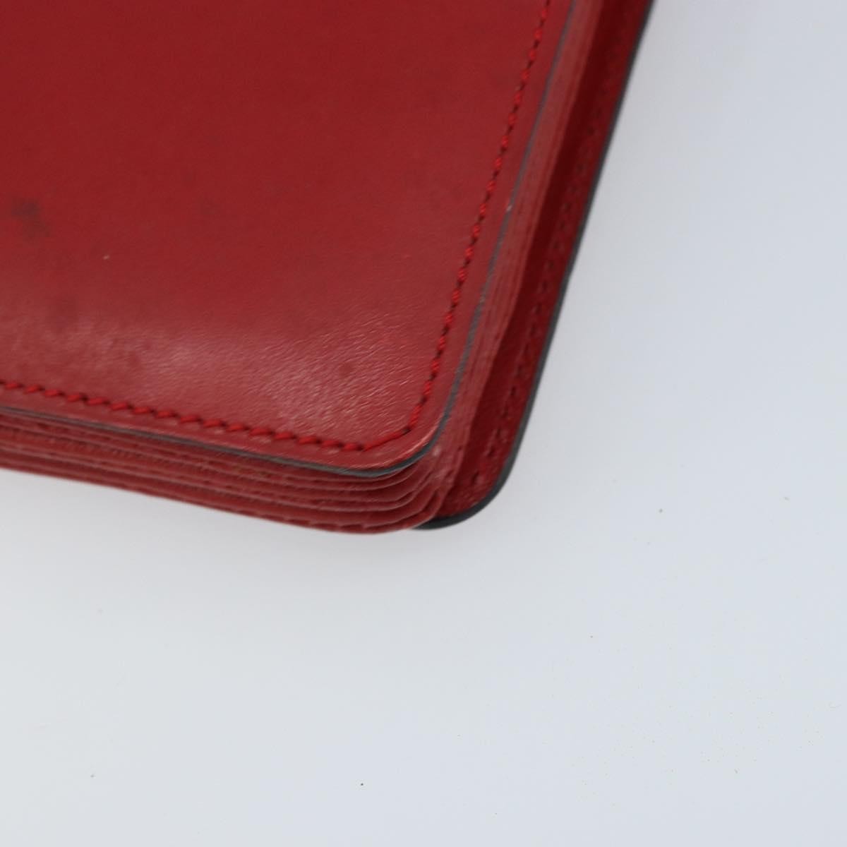 Celine Vintage Leather Red Leather Shoulder Bag Bag (Pre-Owned)