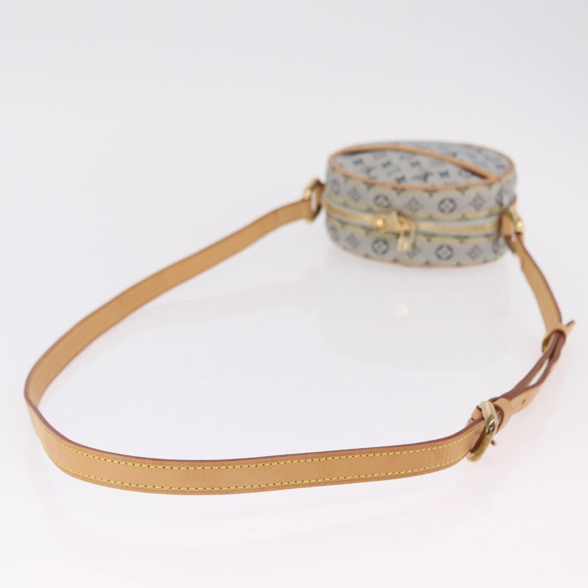 Louis Vuitton Jeanne Mini Lin Blue Canvas Crossbody Bag Bag (Pre-Owned)