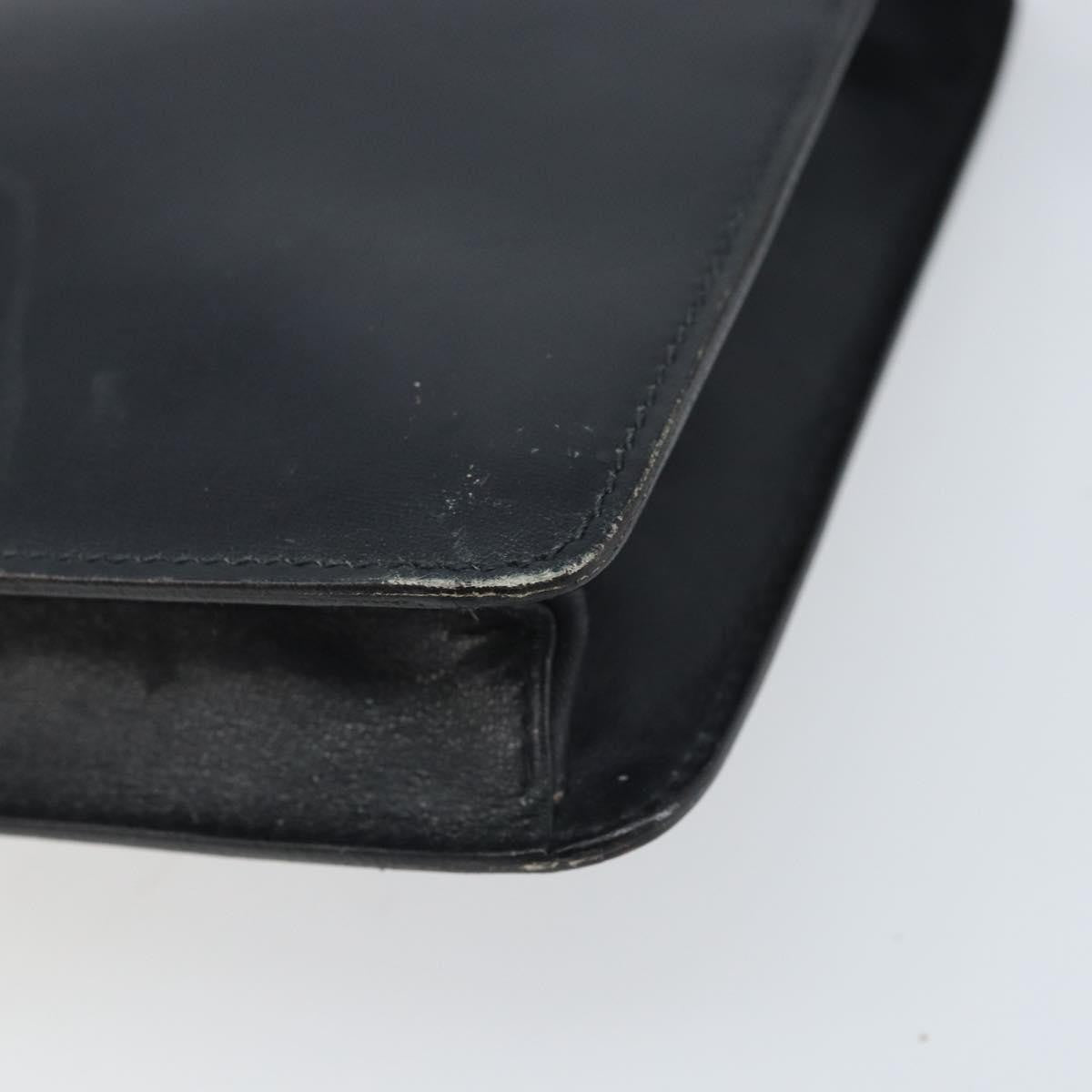 Celine Vintage Leather Black Leather Shoulder Bag Bag (Pre-Owned)