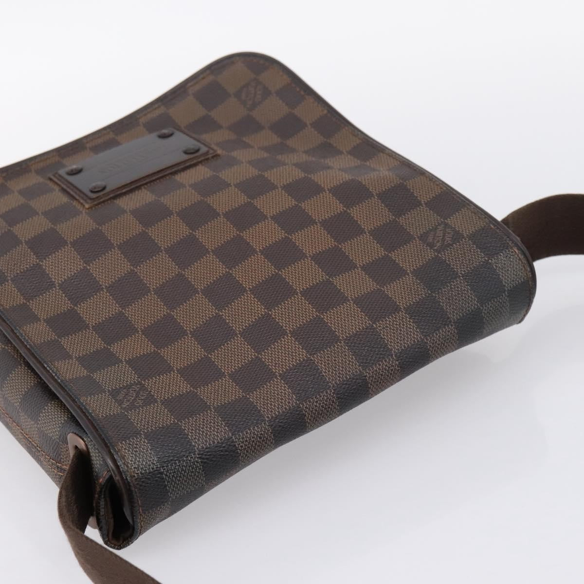 Louis Vuitton Brooklyn Damier Brown Canvas Shoulder Bag Bag (Pre-Owned)