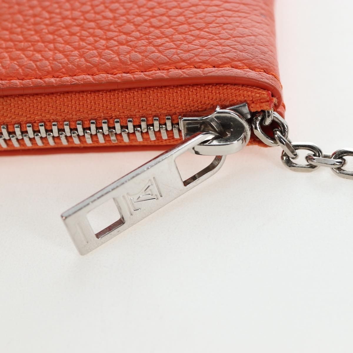 Louis Vuitton Pochette Clés Everyday Lv Leather Orange Leather Wallets Accessory (Pre-Owned)
