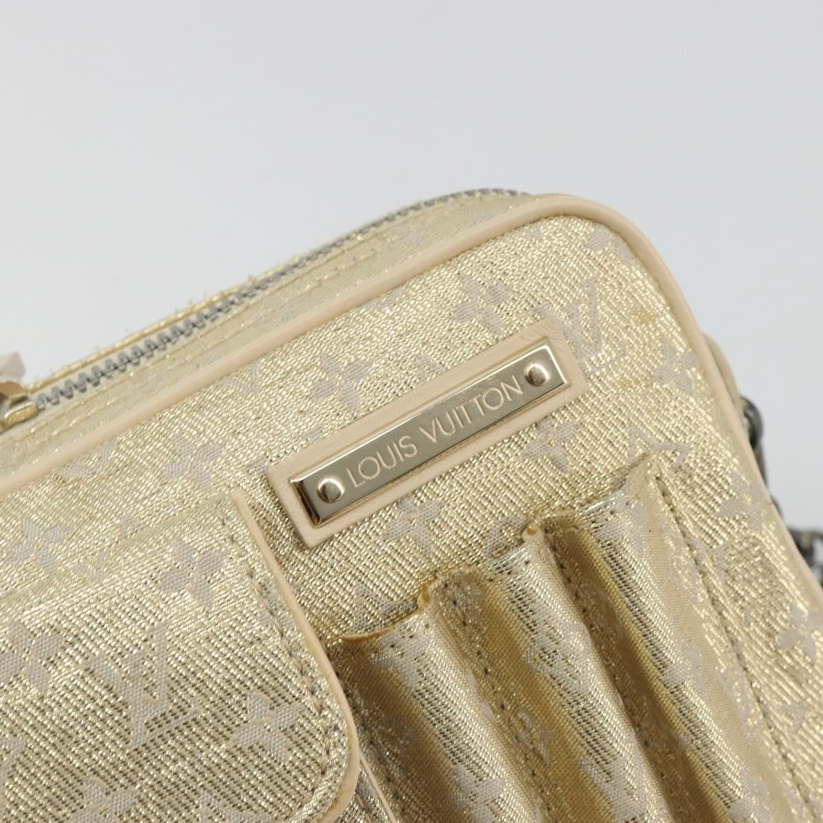 Louis Vuitton Mckenna Mini Lin Gold Canvas Shoulder Bag Bag (Pre-Owned)