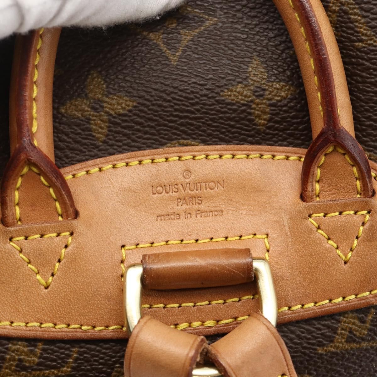 Louis Vuitton Vintage Montsouris Monogram Canvas Brown Canvas Backpack Bag (Pre-Owned)
