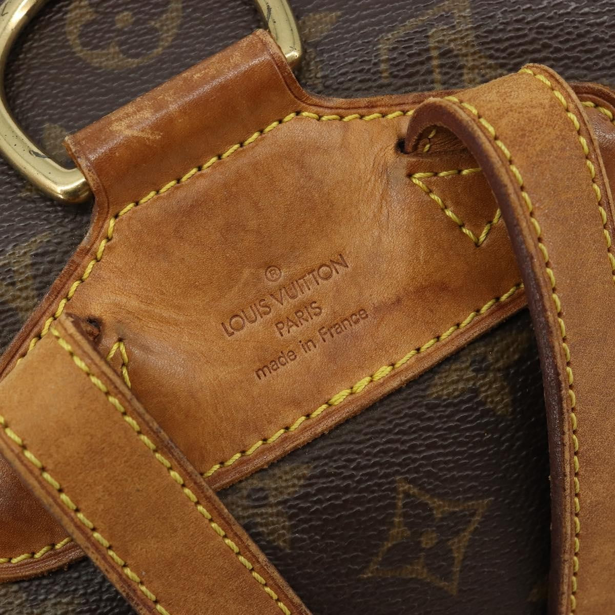 Louis Vuitton Vintage Montsouris Monogram Canvas Brown Canvas Backpack Bag (Pre-Owned)