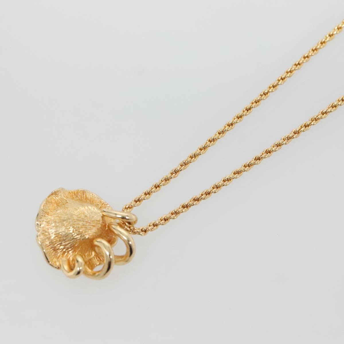 Christian Dior Logo Flower Metal Gold Metal Jewelry (Pre-Owned)