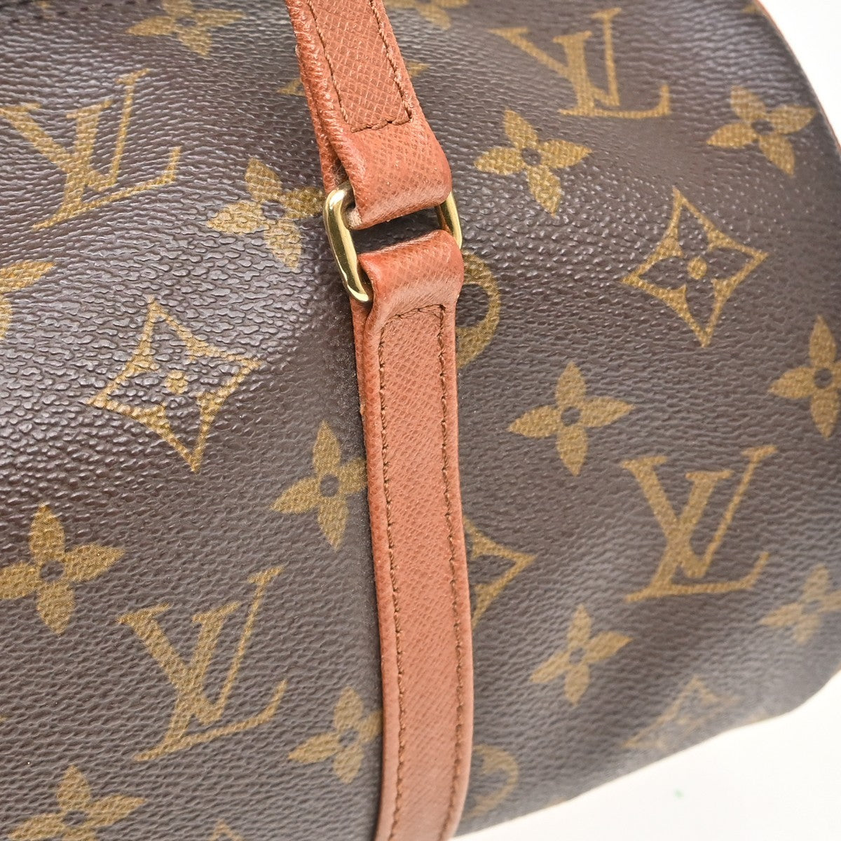 Louis Vuitton Papillon Monogram Canvas Brown Canvas Handbag (Pre-Owned)