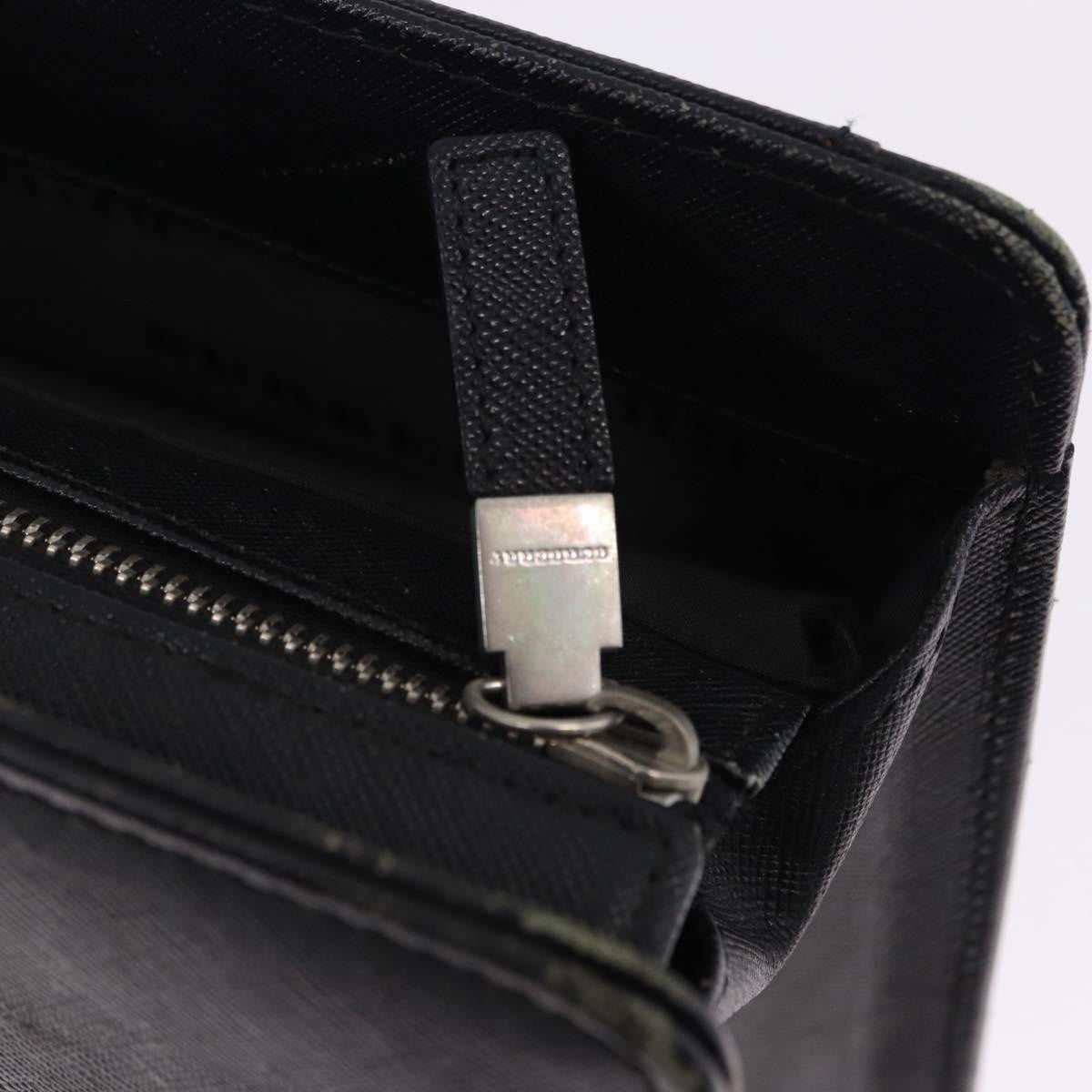 Burberry Business Black Leather Black Leather Briefcase Bag (Pre-Owned)