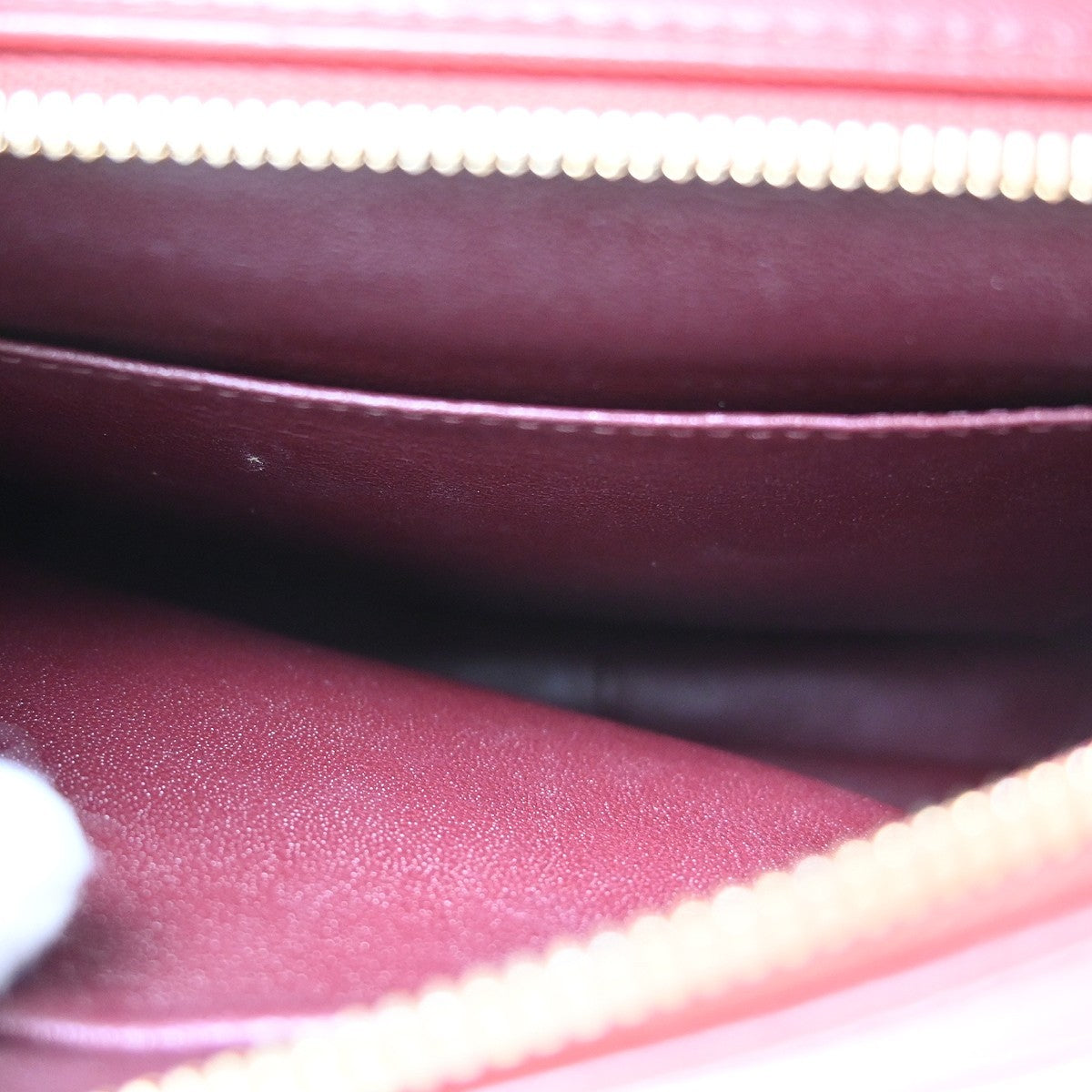 Chanel Trendy Cc Top Handle Quilted Lambskin Red Leather Handbag (Pre-Owned)