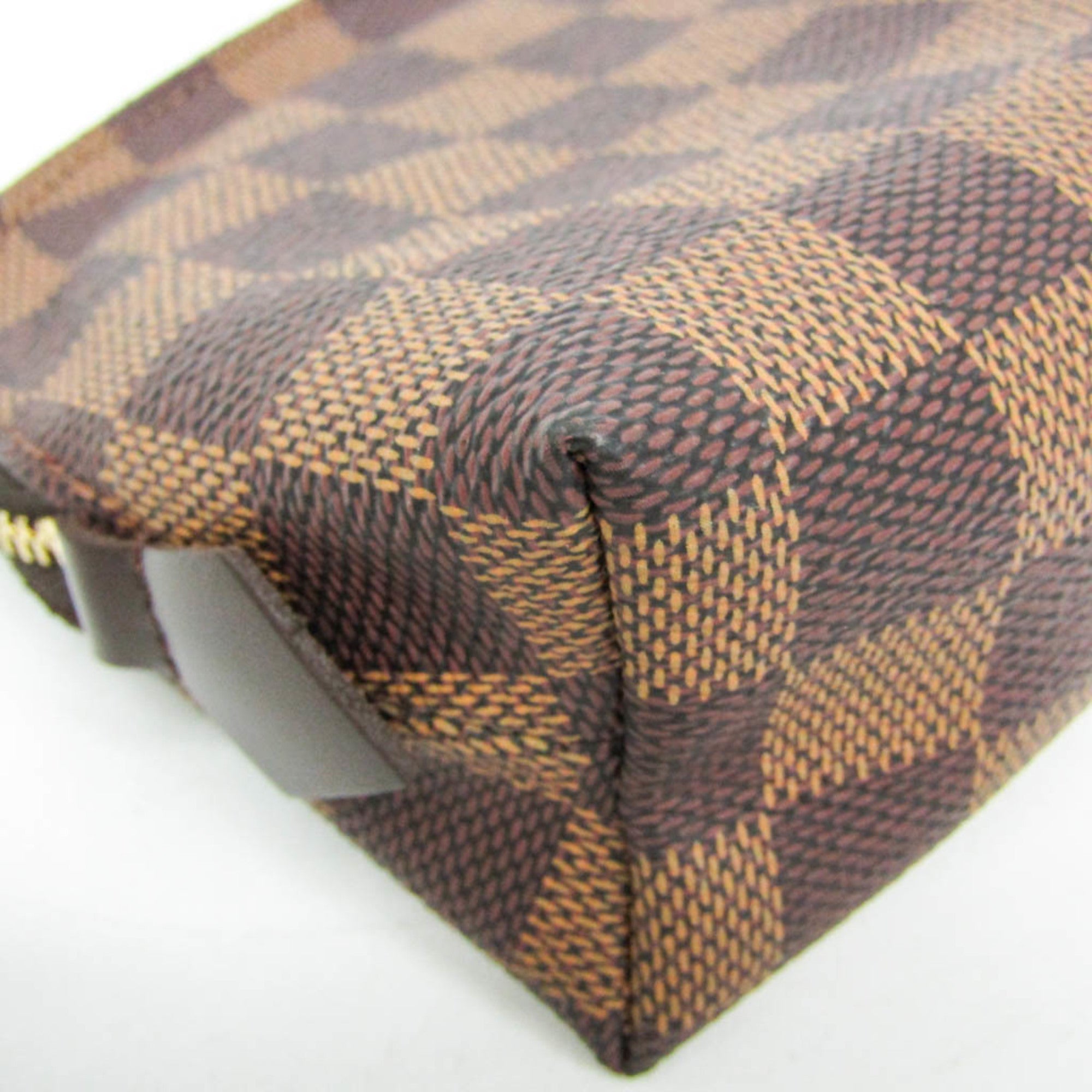 Louis Vuitton Cosmetic Damier Ebene Brown Canvas Clutche & Pouche Bag (Pre-Owned)
