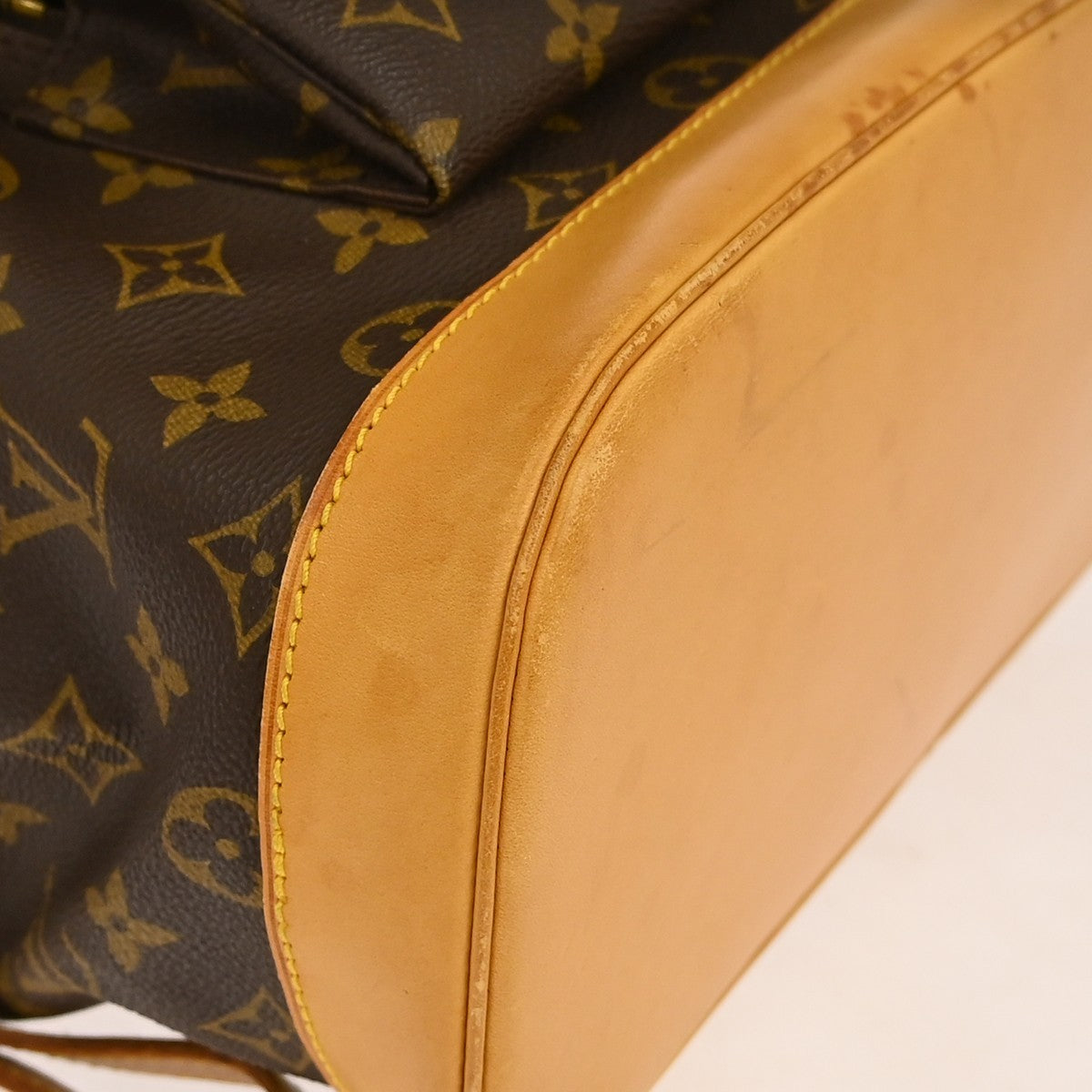 Louis Vuitton Montsouris Monogram Canvas Brown Canvas Backpack Bag (Pre-Owned)