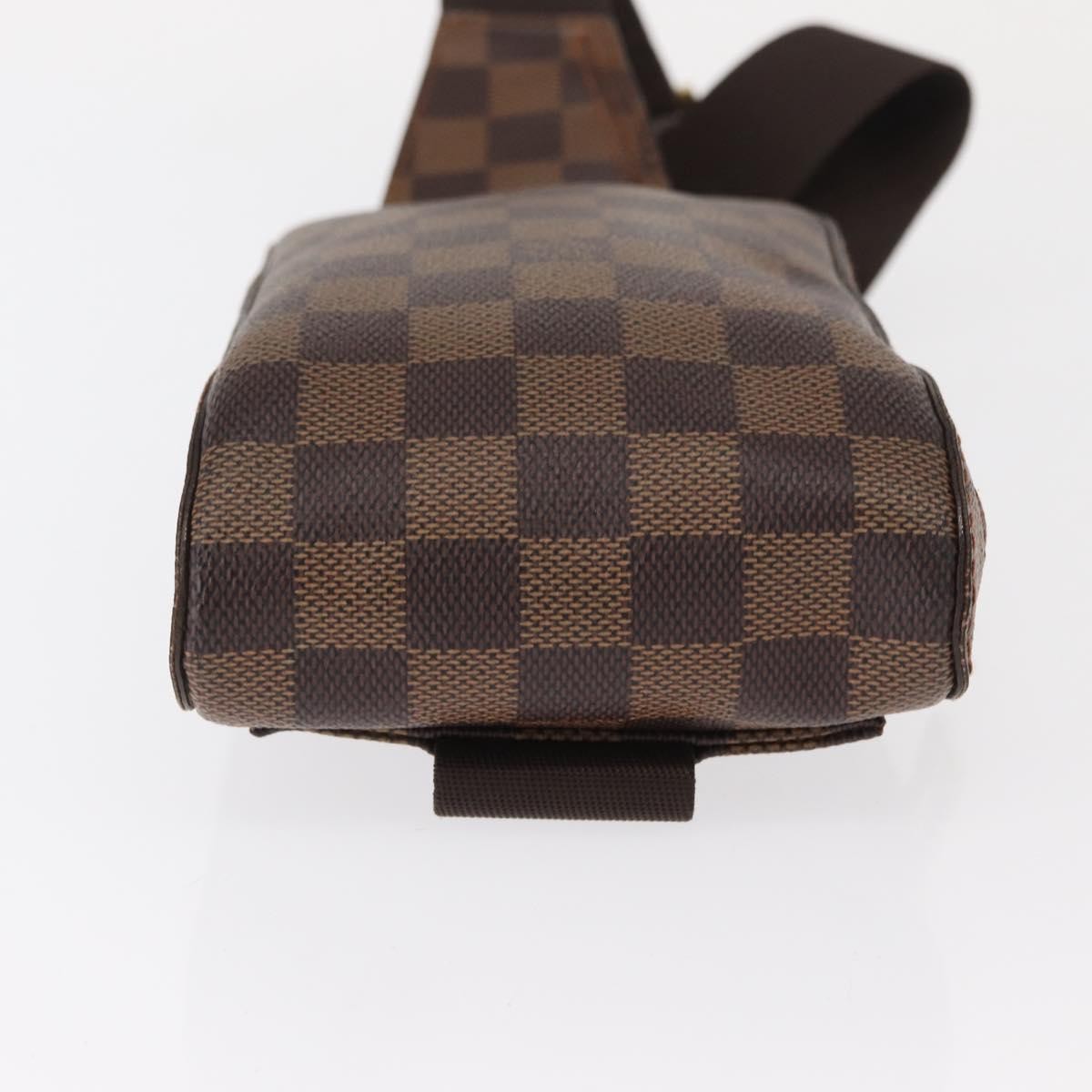 Louis Vuitton Geronimos Waist Damier Ebene Brown Canvas Clutche & Pouche Bag (Pre-Owned)