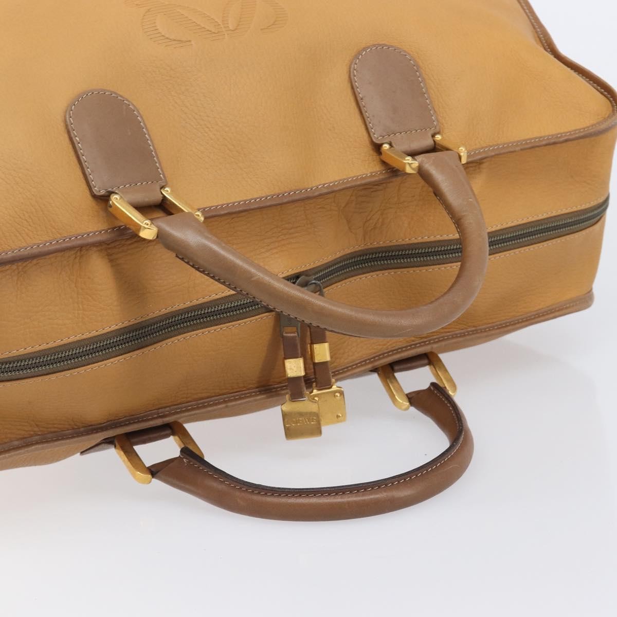 Loewe Amazona Leather Beige Leather Handbag (Pre-Owned)