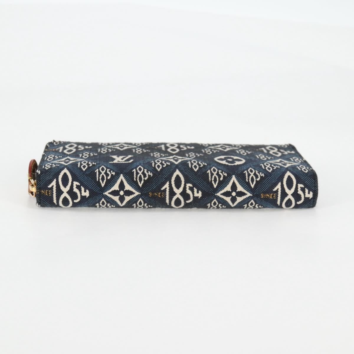 Louis Vuitton Zippy Limited Edition Since 1854 Monogram Jacquard Blue Canvas Wallets Accessory (Pre-Owned)