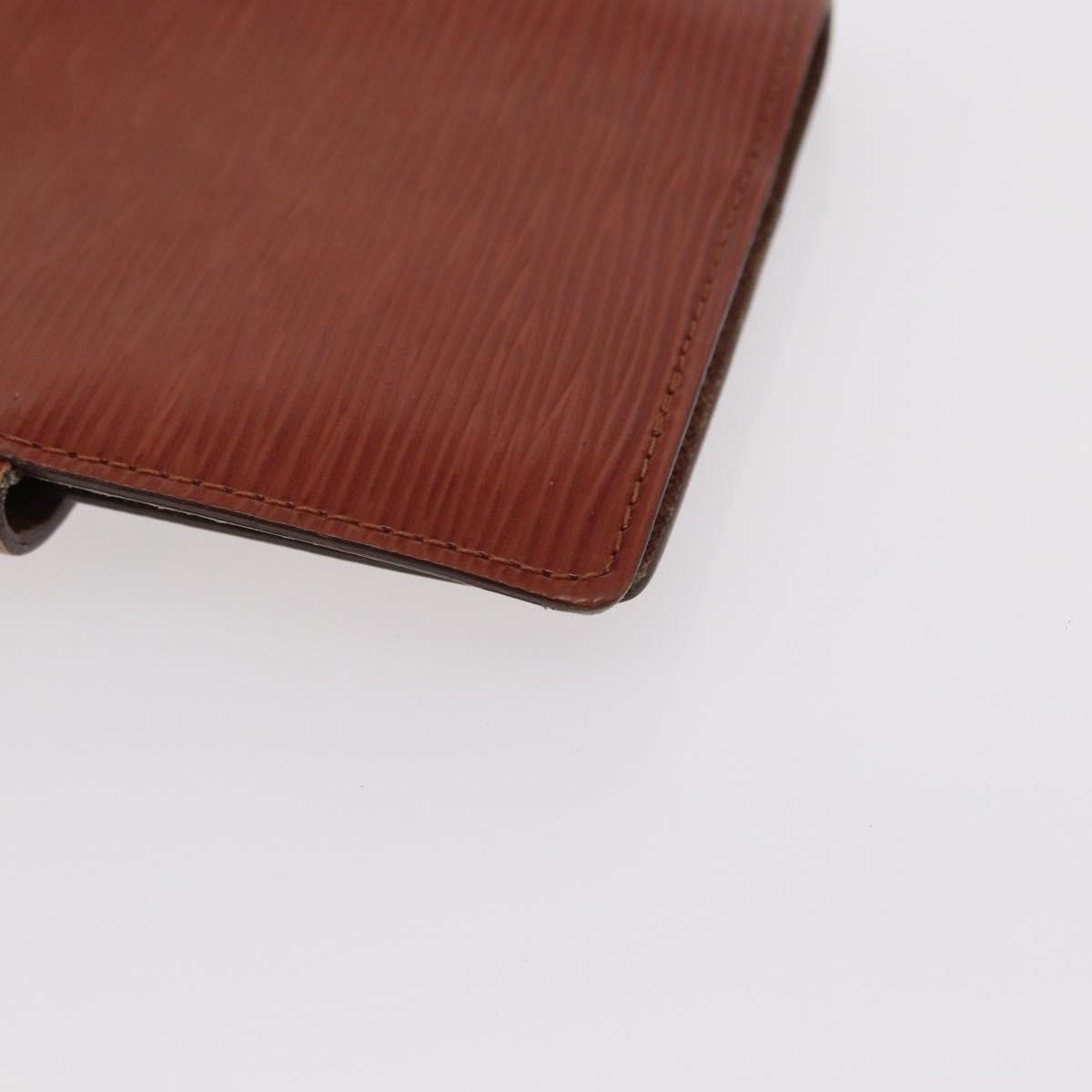 Louis Vuitton Agenda Cover Epi Leather Brown Leather Wallets Accessory (Pre-Owned)