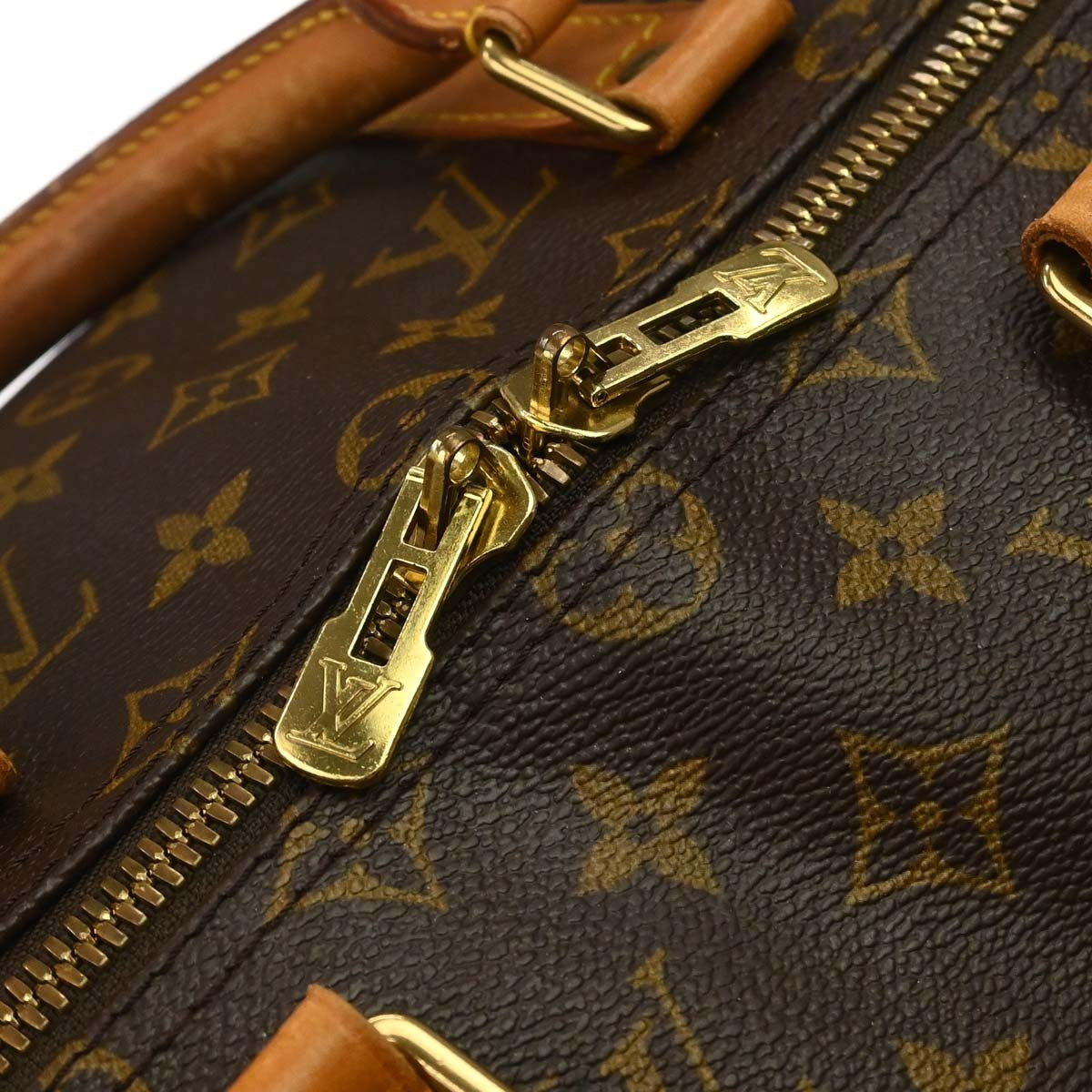 Louis Vuitton Keepall Bandouliere Monogram Canvas Brown Canvas Travel Bag Bag (Pre-Owned)