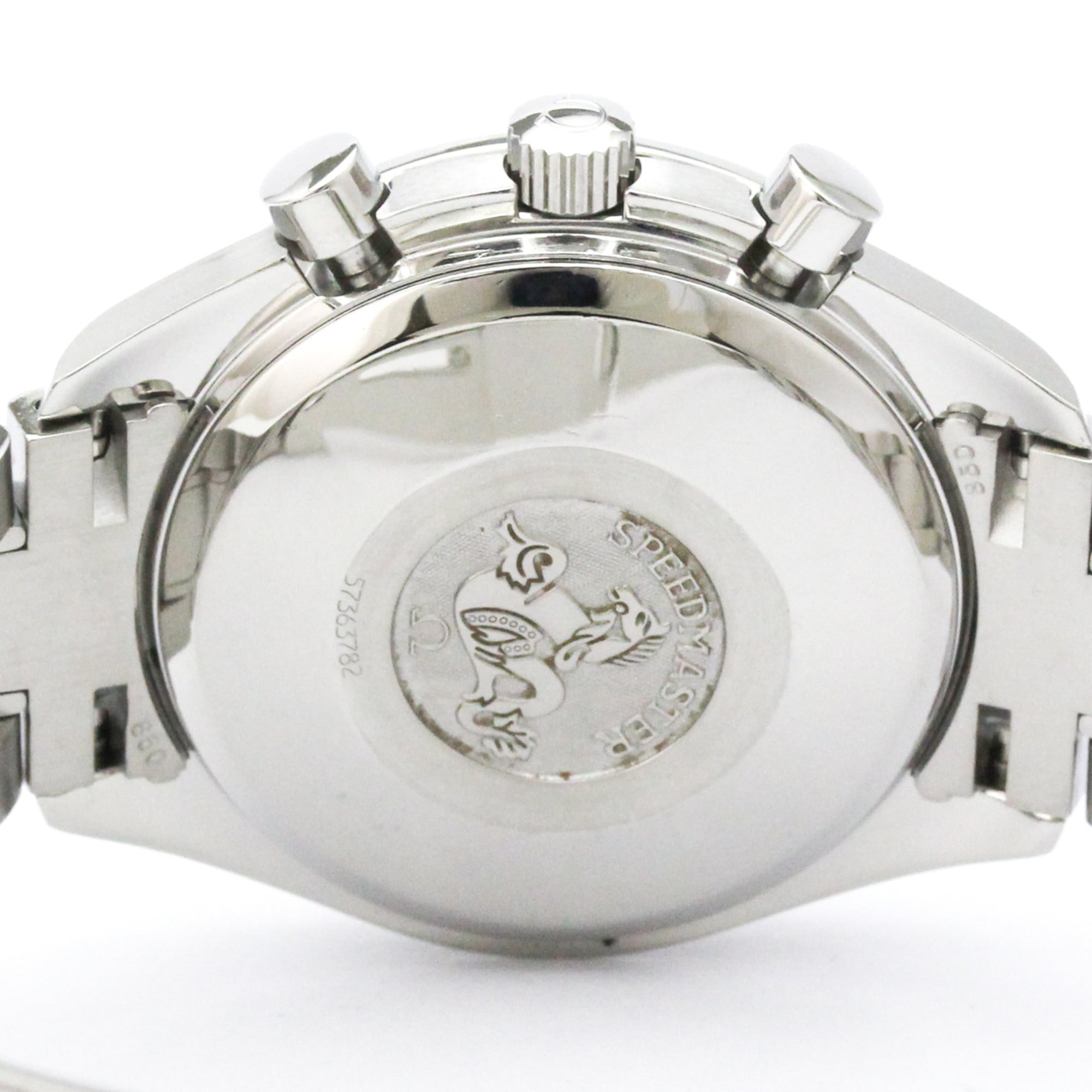 Omega Speedmaster Day-Date Chronograph Automatic Stainless Steel Watch (Pre-Owned)