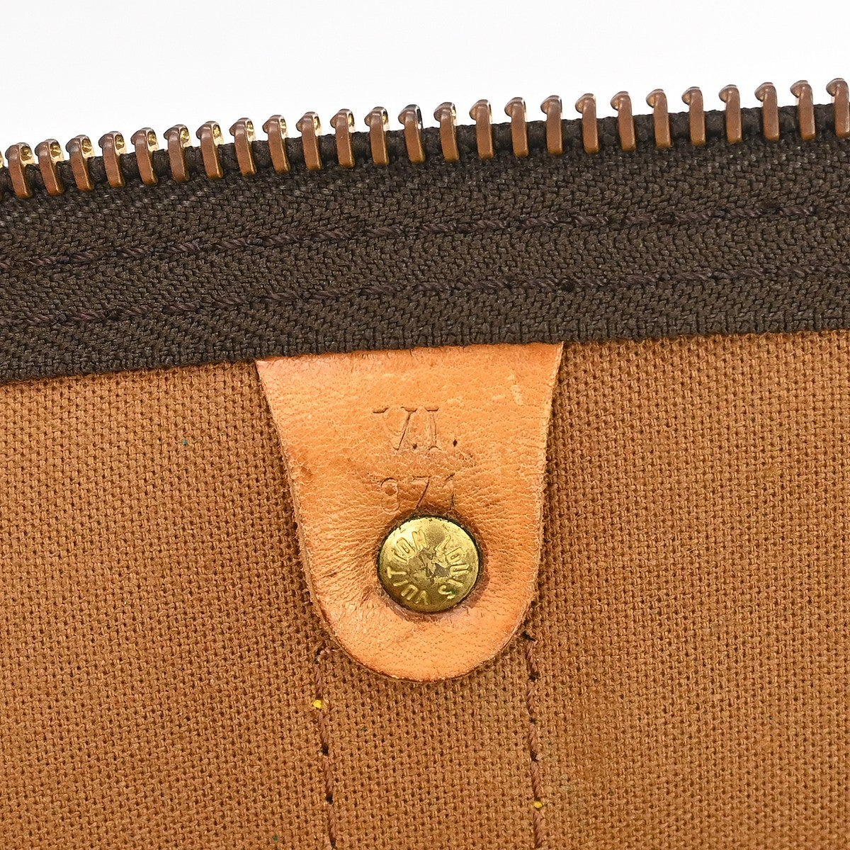 Louis Vuitton Keepall Monogram Canvas Brown Canvas Travel Bag Bag (Pre-Owned)