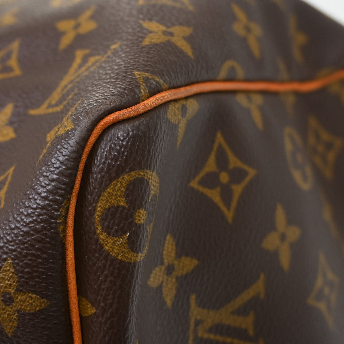 Louis Vuitton Keepall Monogram Canvas Brown Canvas Travel Bag Bag (Pre-Owned)