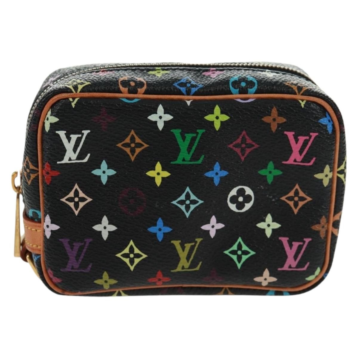 Louis Vuitton Wapity Trousse Monogram Multicolor Black Canvas Clutche & Pouche Bag (Pre-Owned)