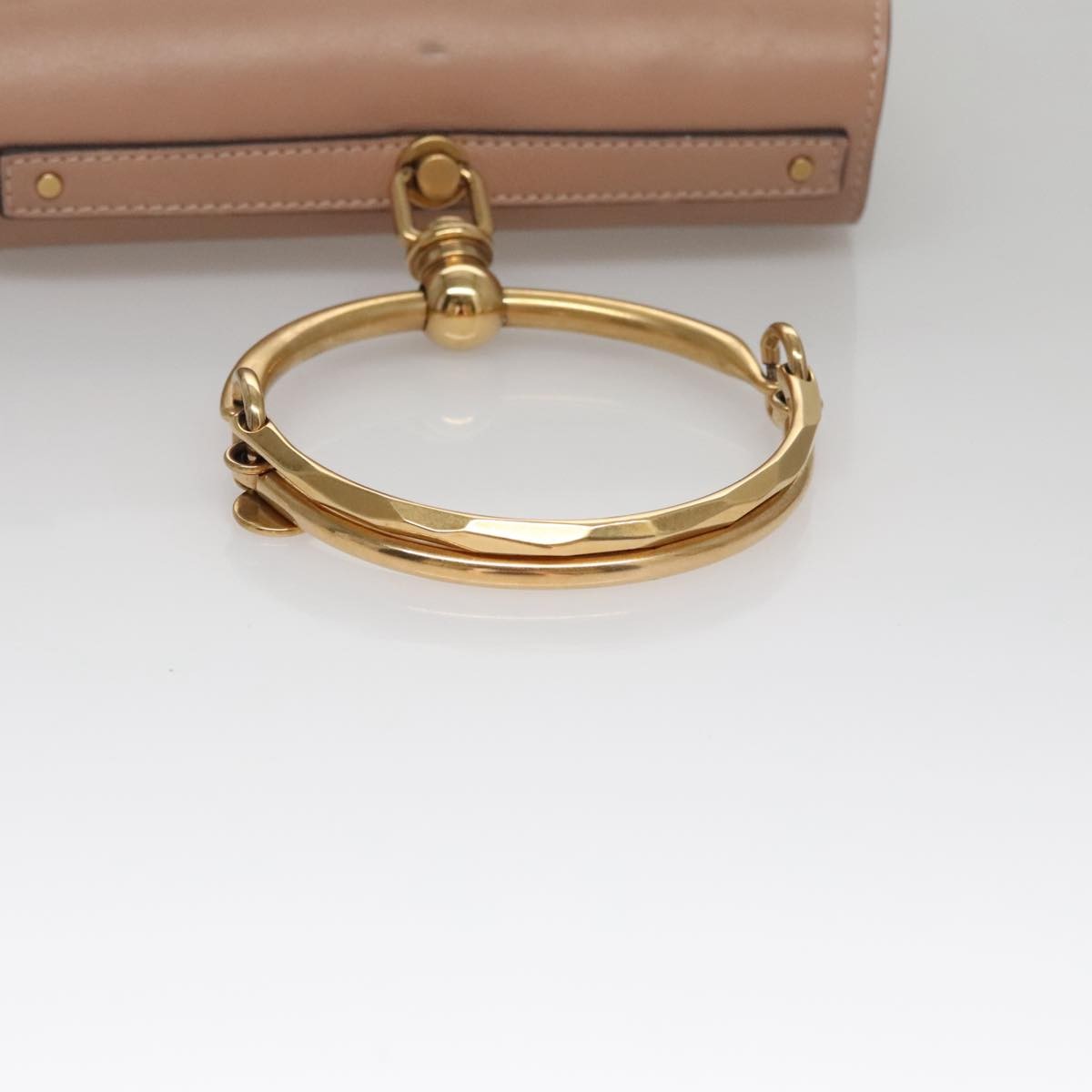Chloe Nile Leather Pink Leather Handbag (Pre-Owned)