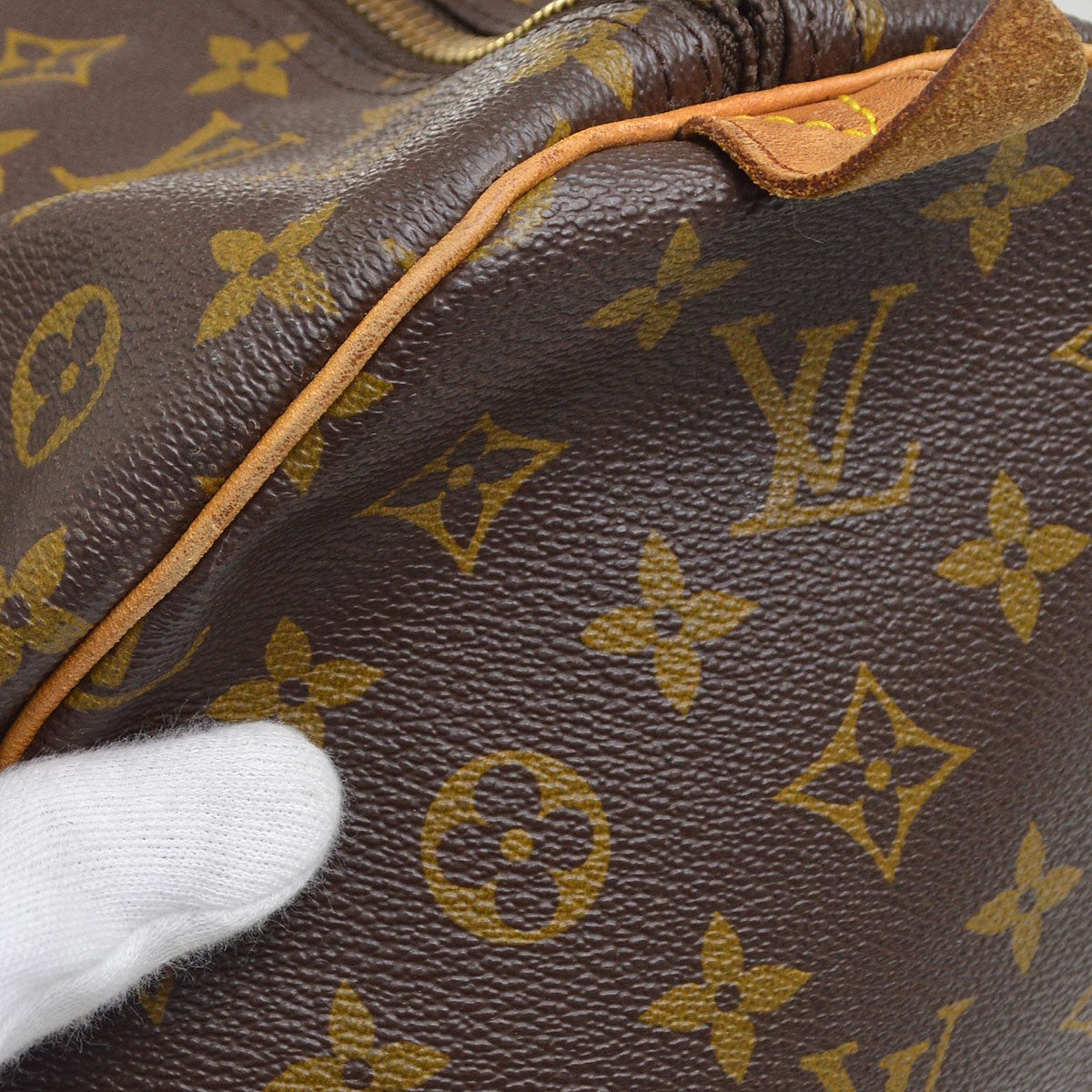 Louis Vuitton Keepall Monogram Canvas Brown Canvas Travel Bag Bag (Pre-Owned)