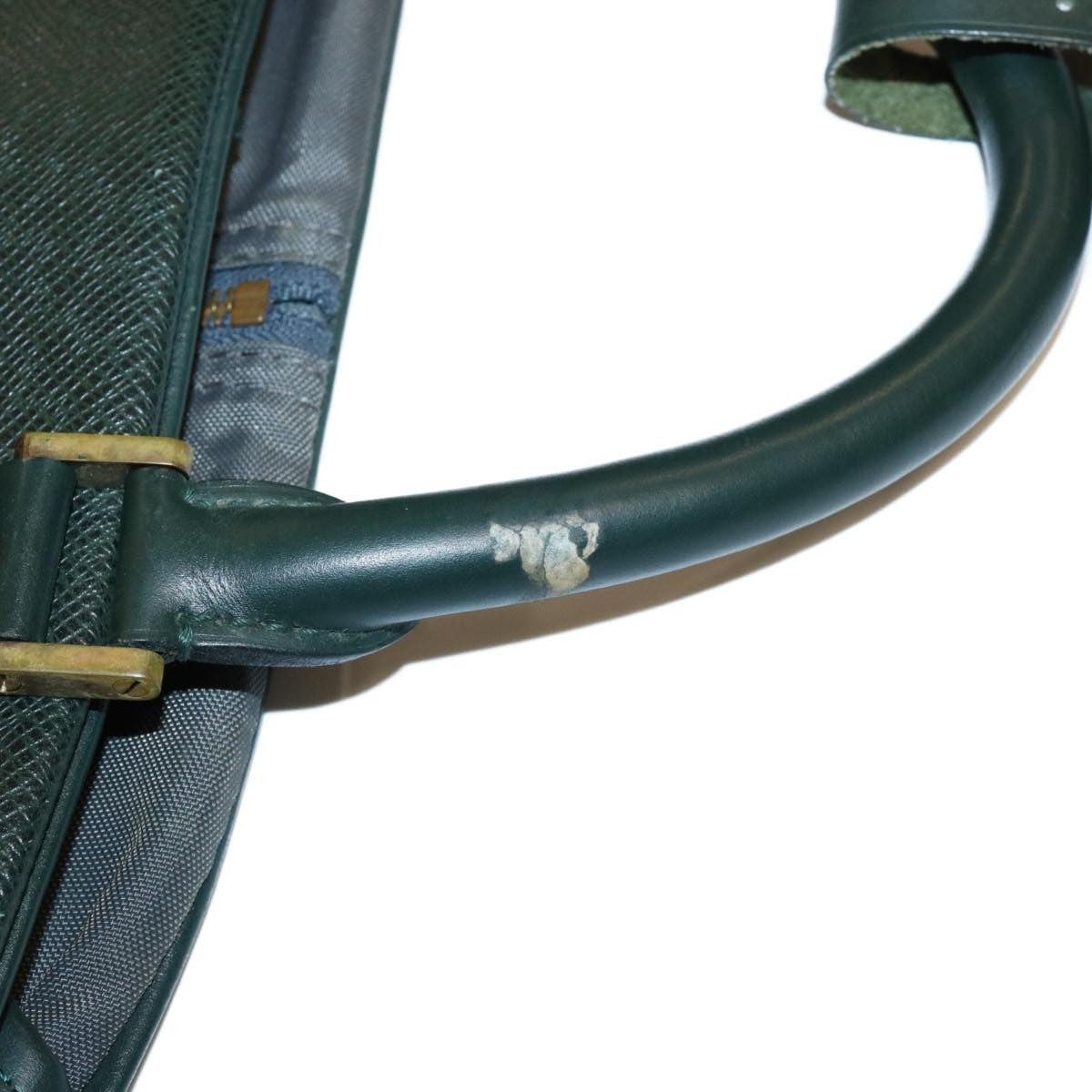 Louis Vuitton Vintage Garment Cover Monogram Canvas Green Leather Travel Bag Bag (Pre-Owned)