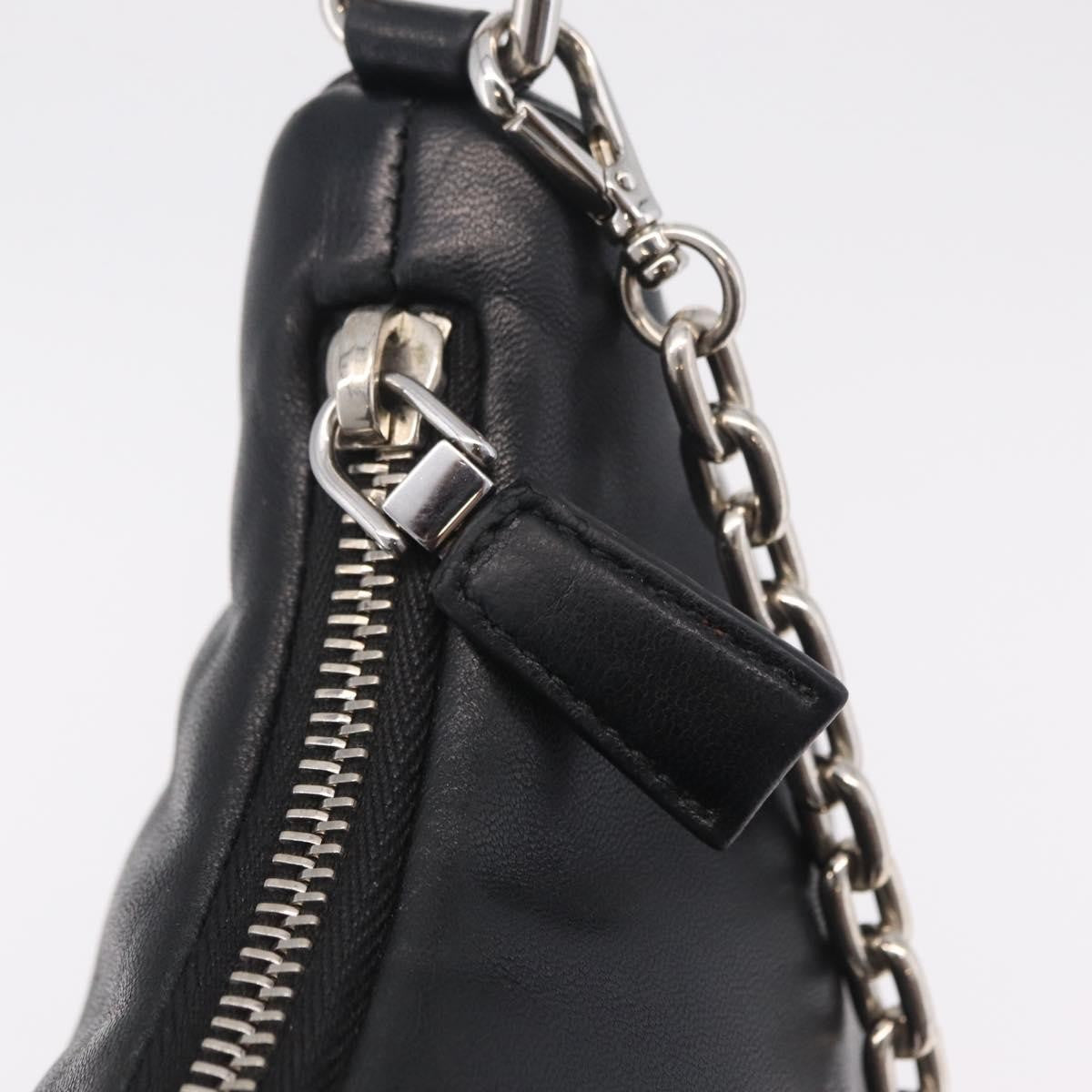 Prada Re-Edition 2005 Nappa Leather Black Leather Shoulder Bag Bag (Pre-Owned)