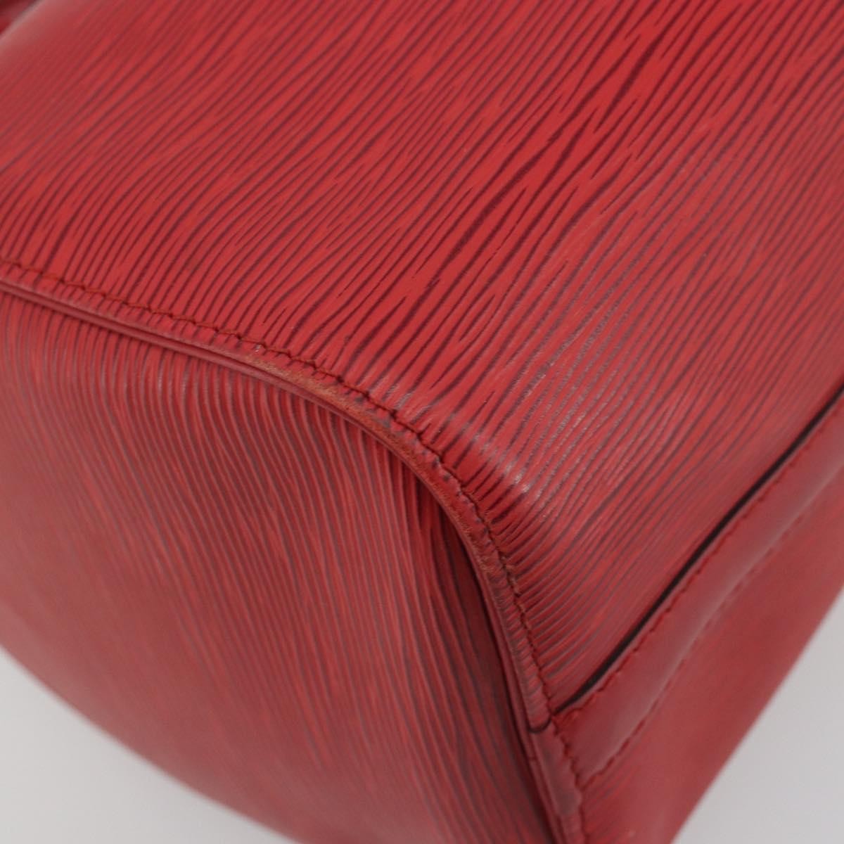 Louis Vuitton Speedy Epi Leather Red Leather Handbag (Pre-Owned)
