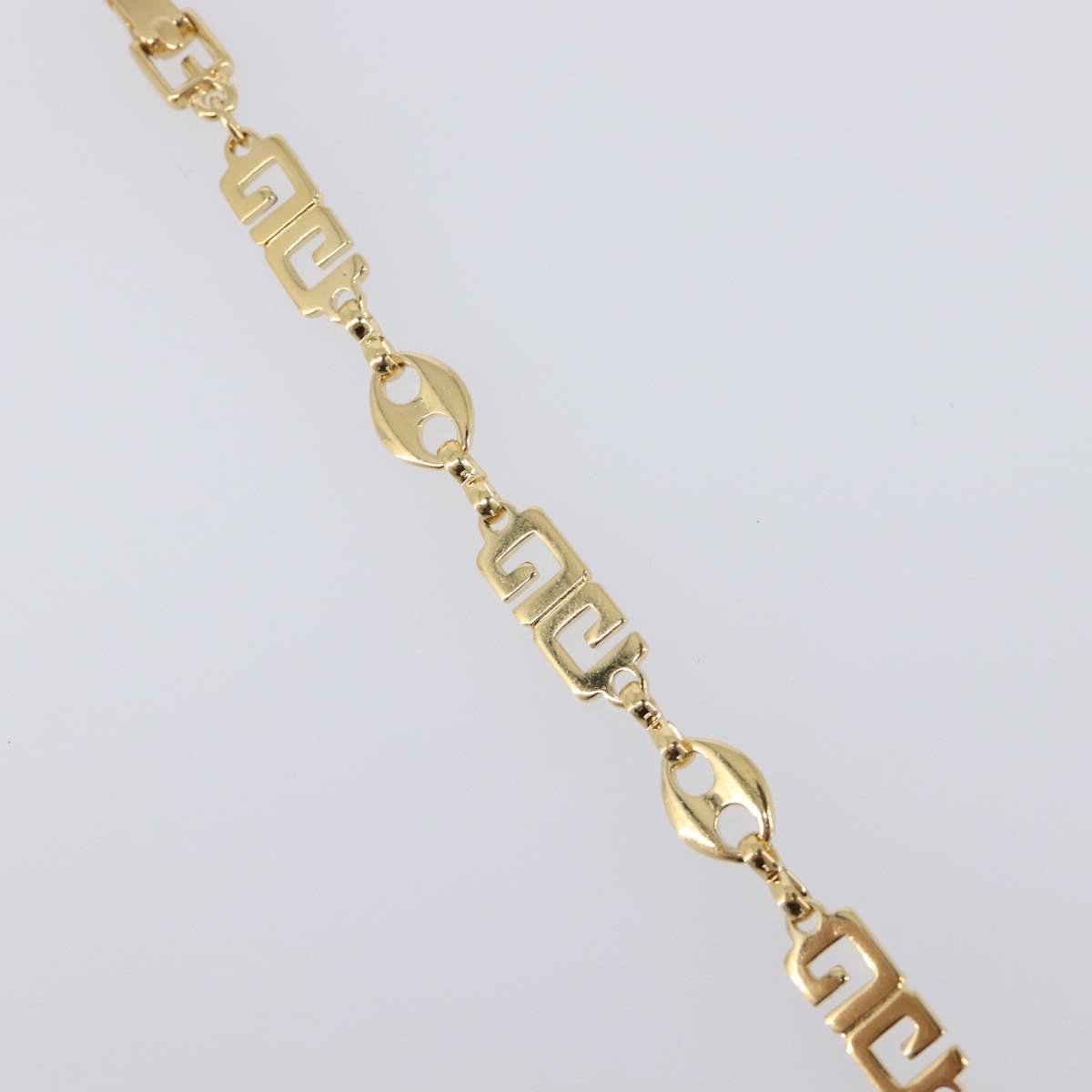 Givenchy Logo Metal Gold Metal Bracelet Jewelry (Pre-Owned)