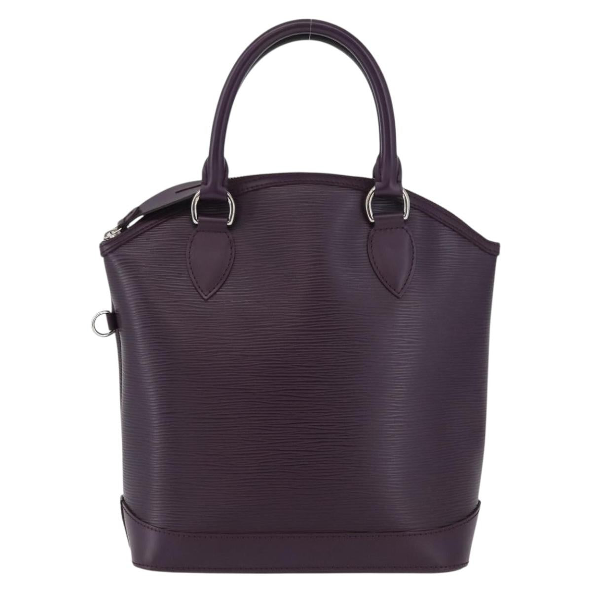 Louis Vuitton Lockit Epi Leather Purple Leather Handbag (Pre-Owned)
