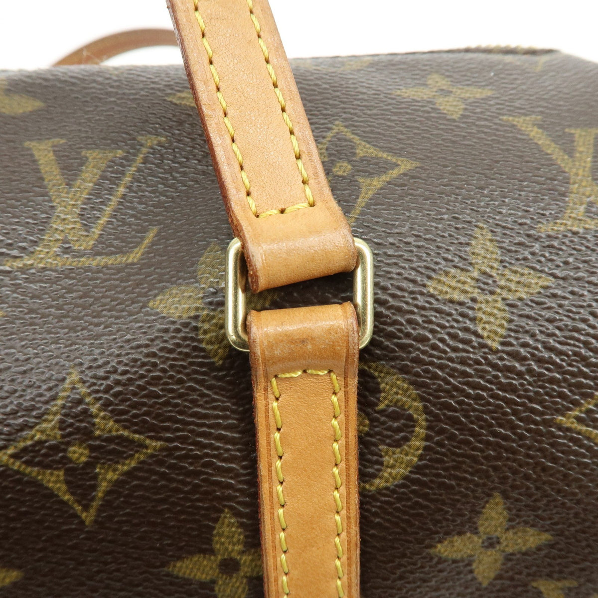 Louis Vuitton Papillon Monogram Canvas Brown Canvas Handbag (Pre-Owned)