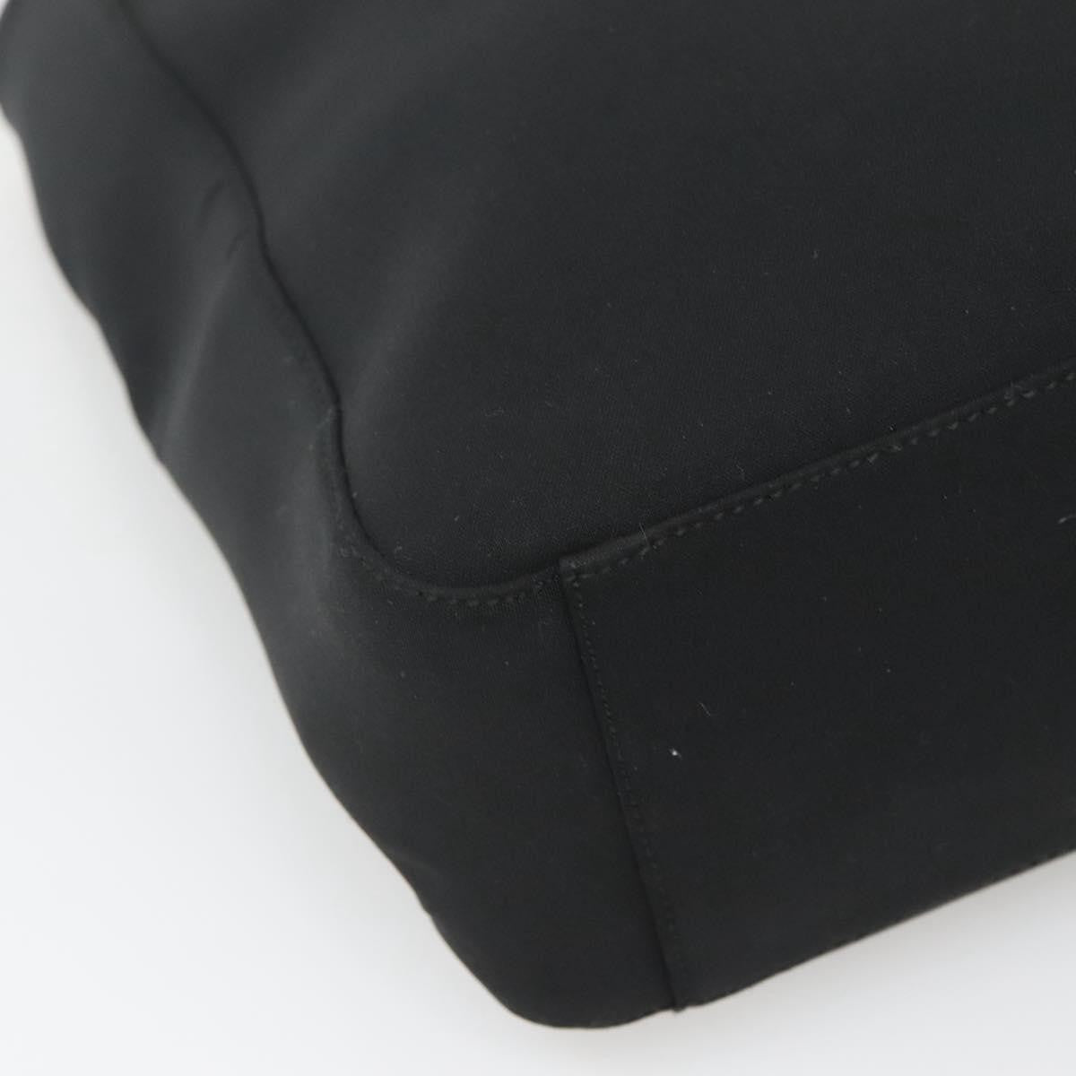 Prada City Sport Bucket Soft Calf Black Canvas Handbag (Pre-Owned)