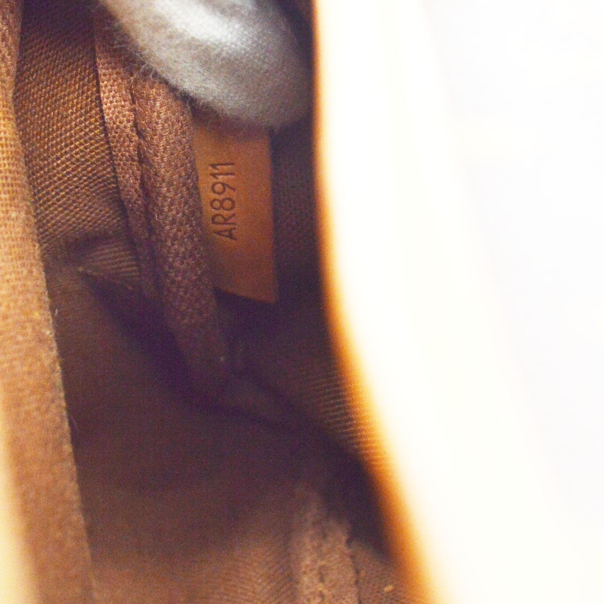 Louis Vuitton Saumur Monogram Canvas Brown Canvas Shoulder Bag Bag (Pre-Owned)