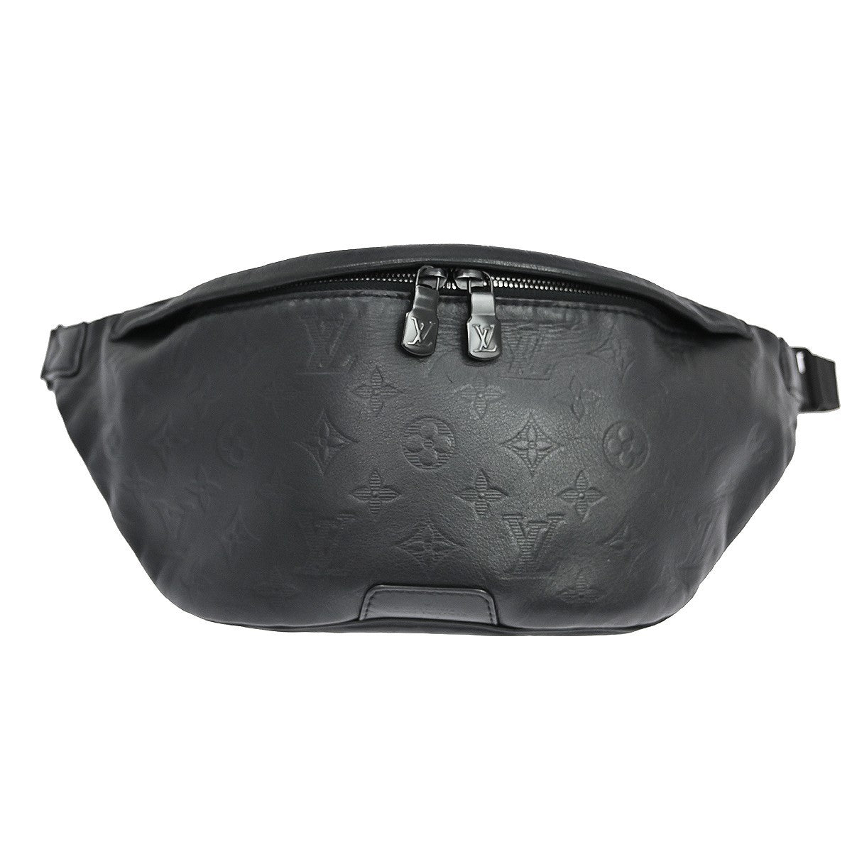 Louis Vuitton Discovery Bumbag Monogram Shadow Leather Black Leather Crossbody Bag Bag (Pre-Owned)