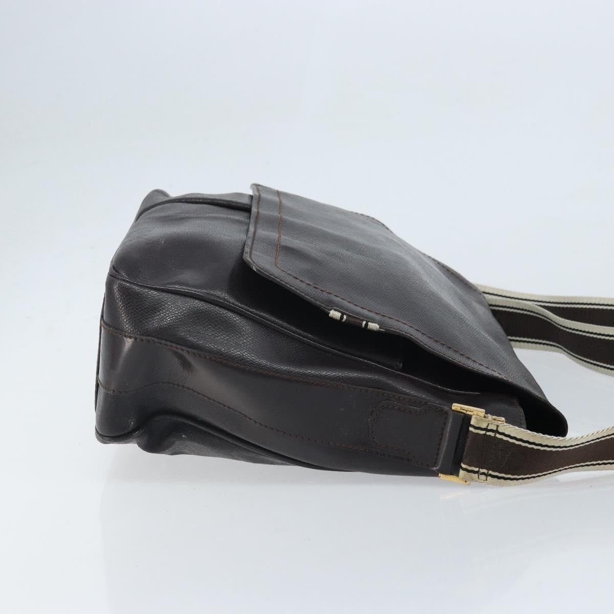 Salvatore Ferragamo Vintage Leather Brown Leather Shoulder Bag Bag (Pre-Owned)