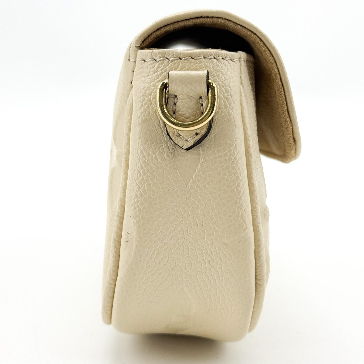 Louis Vuitton Ivy Wallet On Chain Monogram Empreinte Giant Beige Leather Crossbody Bag Bag (Pre-Owned)