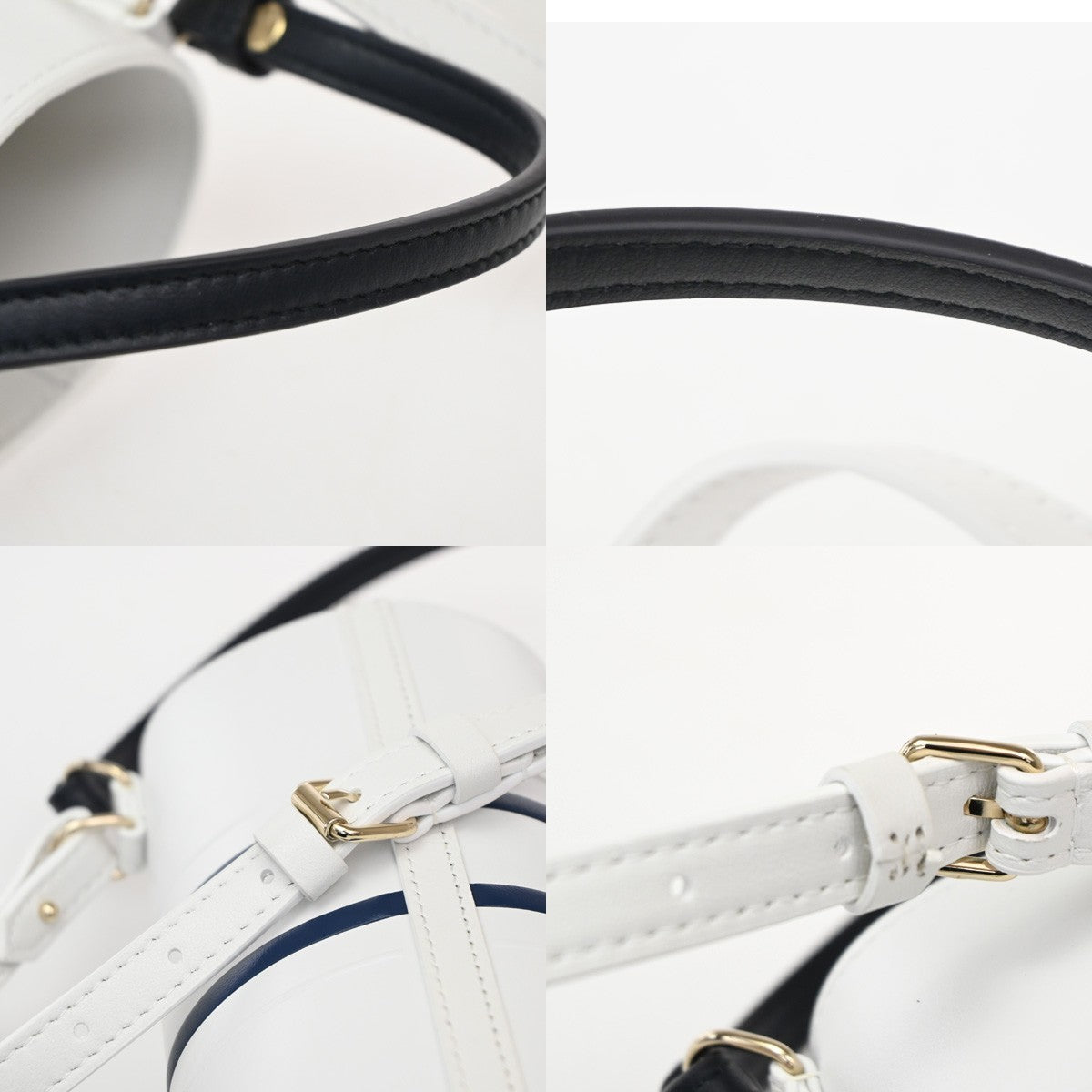 Christian Dior Vibe Bottle Holder Printed Leather White Leather Shoulder Bag Bag (Pre-Owned)