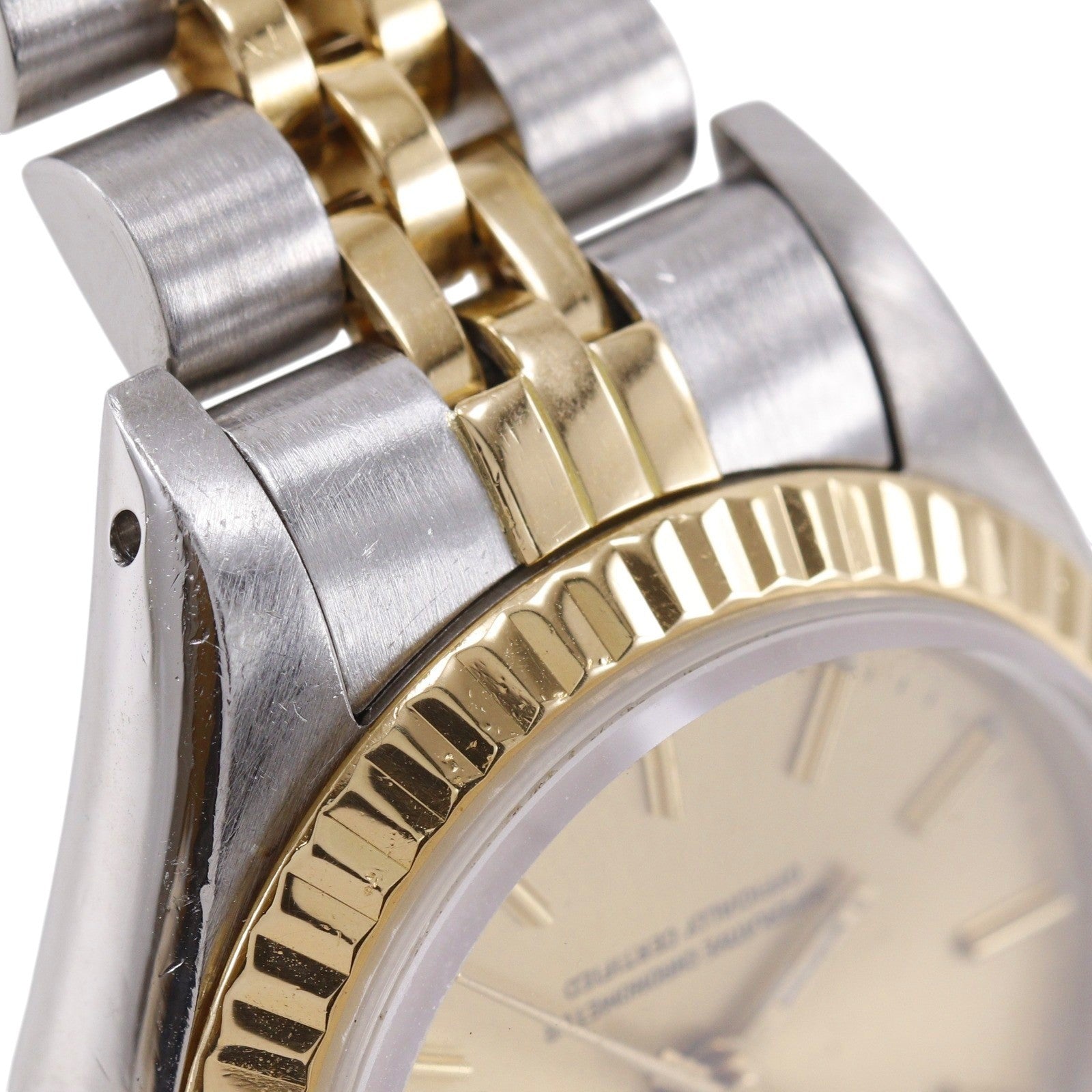 Rolex Oyster Perpetual Datejust Automatic Stainless Steel And Yellow Gold Watch (Pre-Owned)