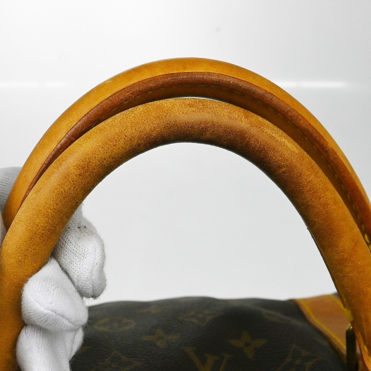 Louis Vuitton Keepall Bandouliere Monogram Canvas Brown Canvas Travel Bag Bag (Pre-Owned)