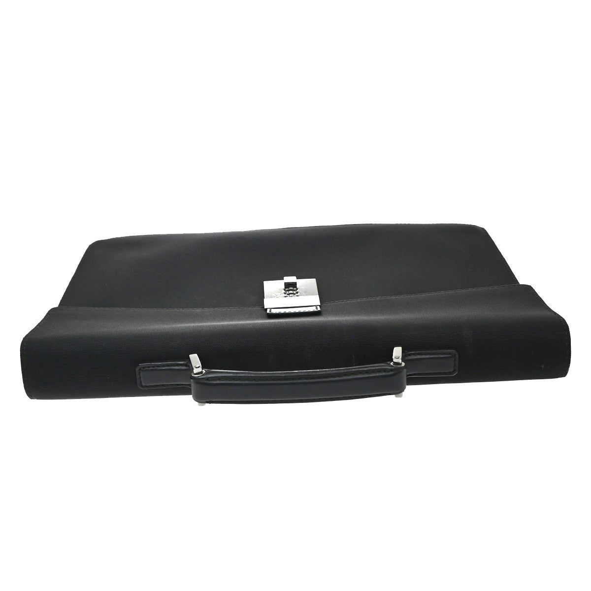 Gucci Briefcase Canvas Black Canvas Briefcase Bag (Pre-Owned)