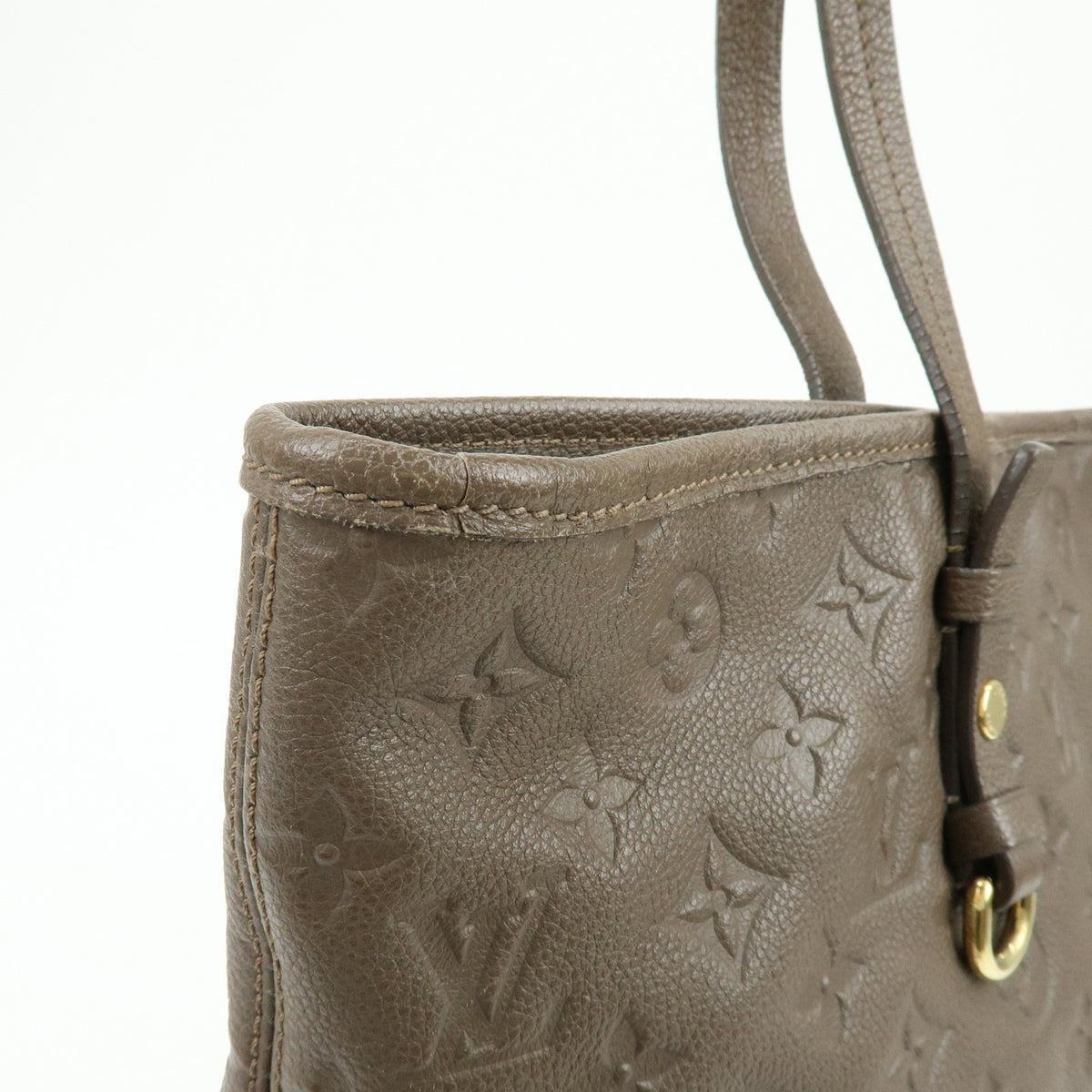 Louis Vuitton Citadine Monogram Empreinte Leather Brown Leather Handbag (Pre-Owned)