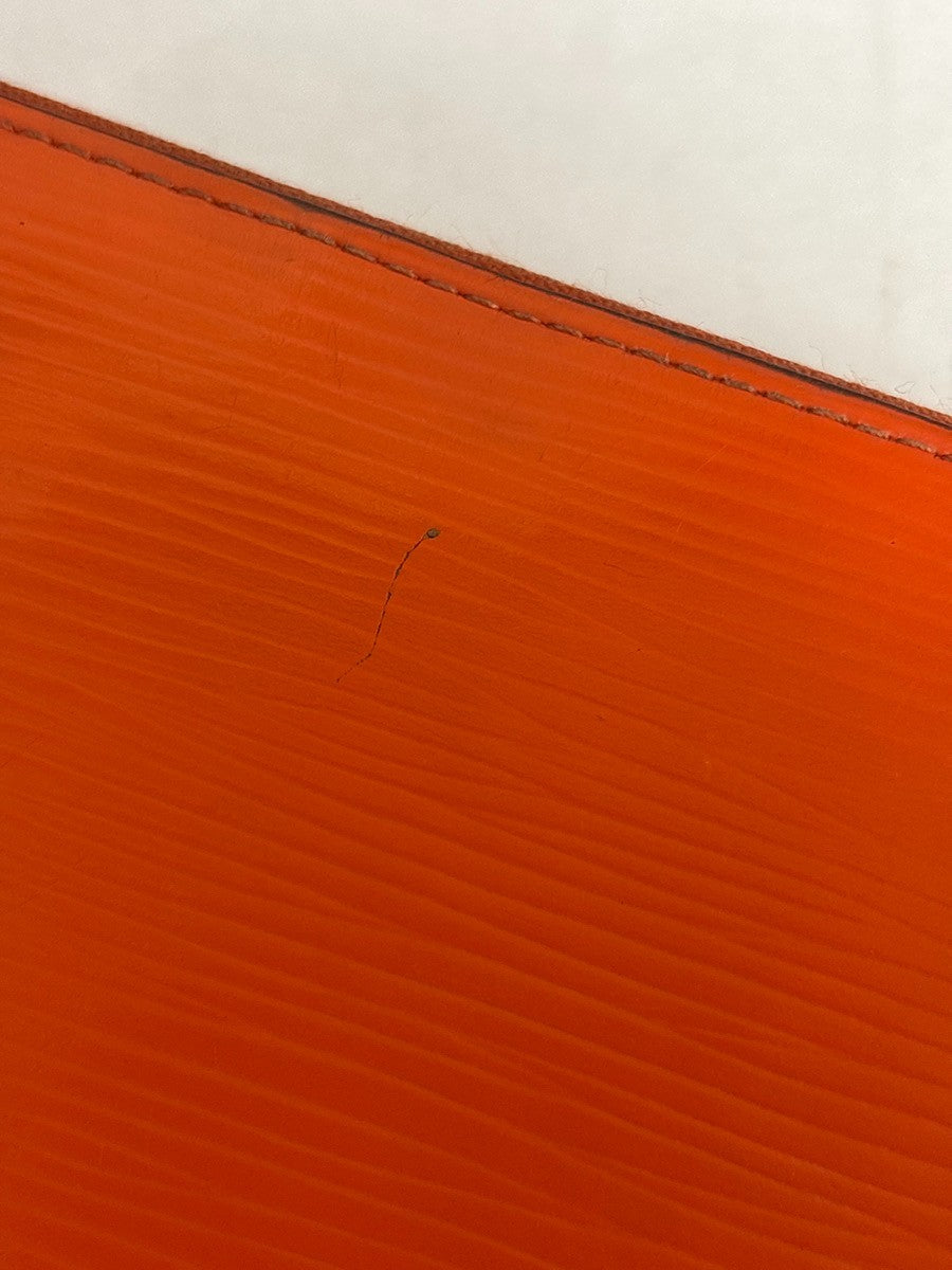 Louis Vuitton Zippy Organizer Epi Leather Orange Leather Wallets Accessory (Pre-Owned)