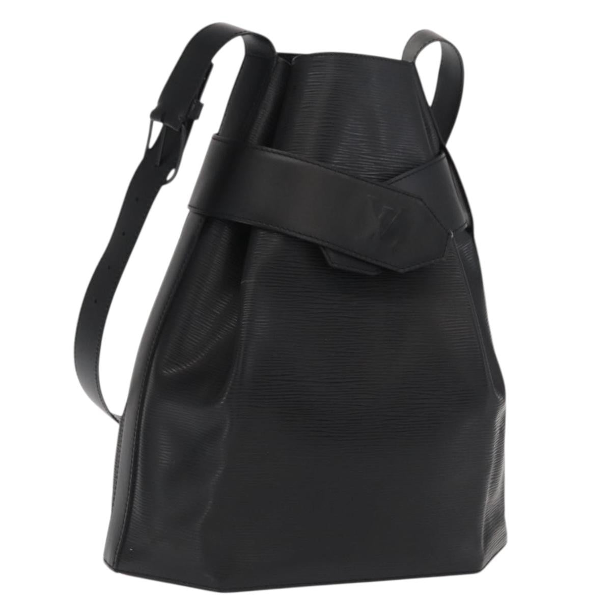 Louis Vuitton Vintage Sac D'epaule Epi Leather Black Leather Shoulder Bag Bag (Pre-Owned)