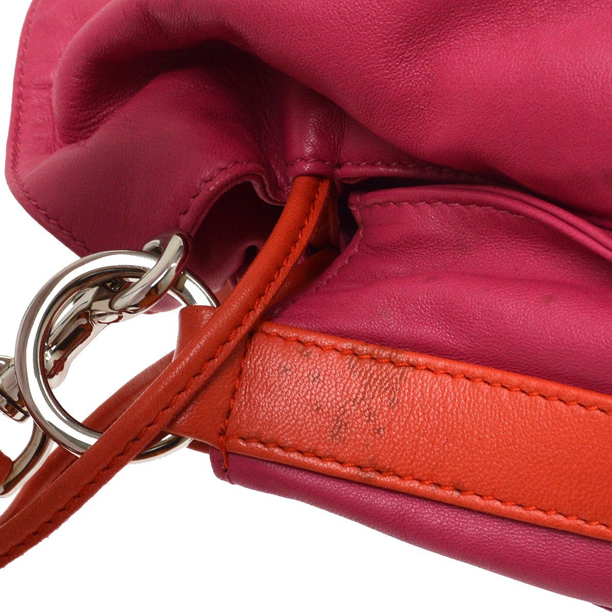 Loewe Flamenco Leather Pink Leather Shoulder Bag Bag (Pre-Owned)